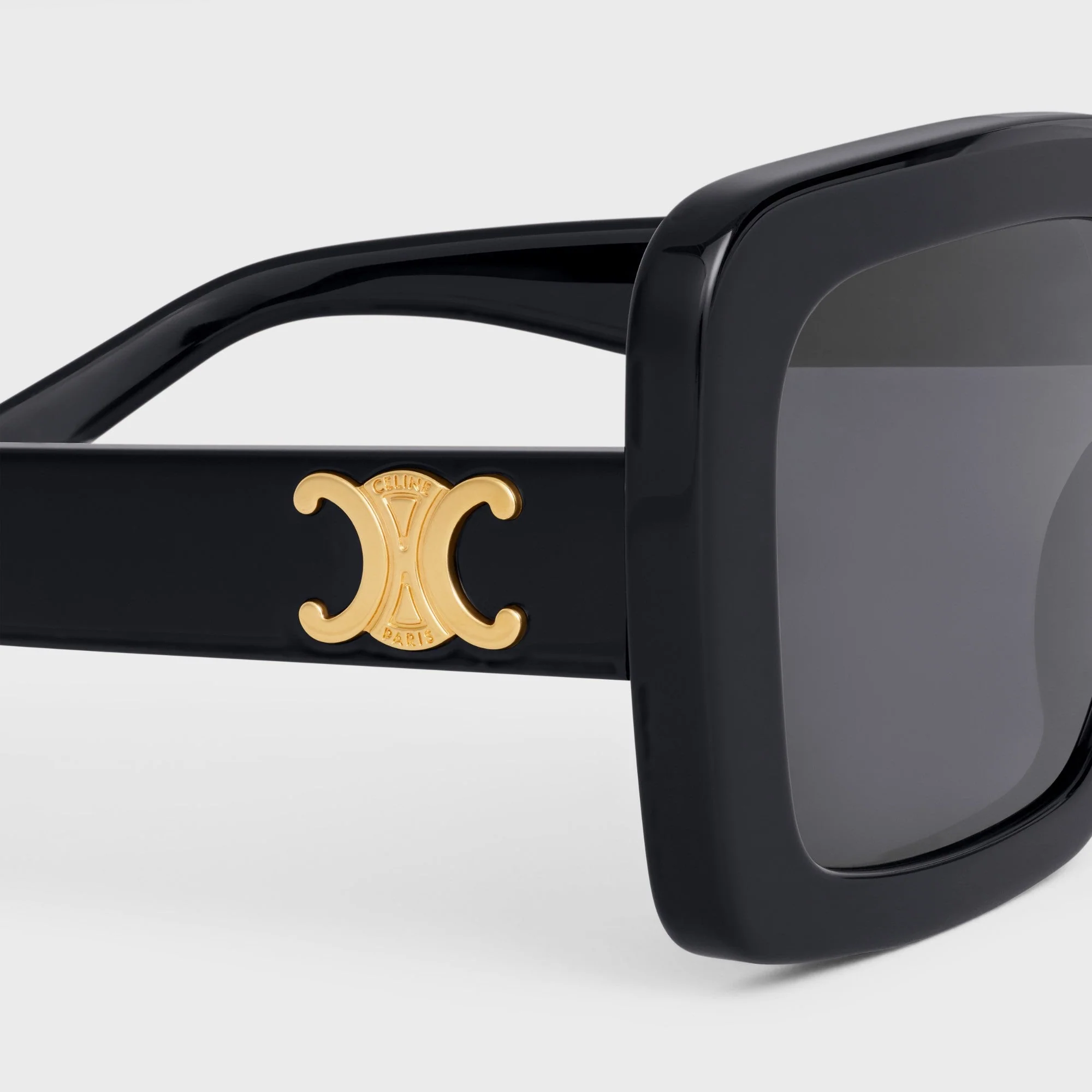 Triomphe Sunglasses 13 Acetate - Black - Image 2