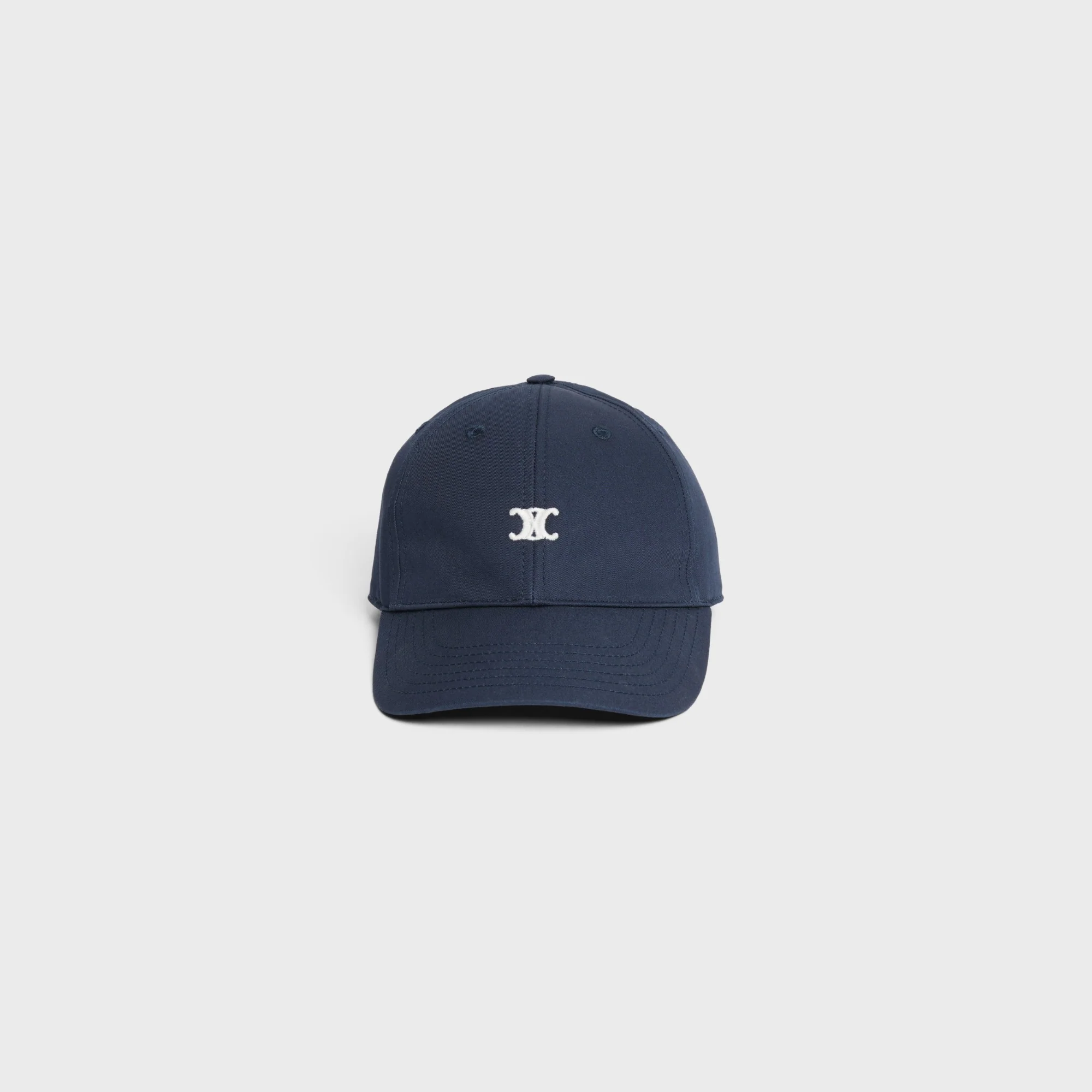 Casquette Baseball Triomphe Cotton Gabardine - Navy / Offwhite - Image 2