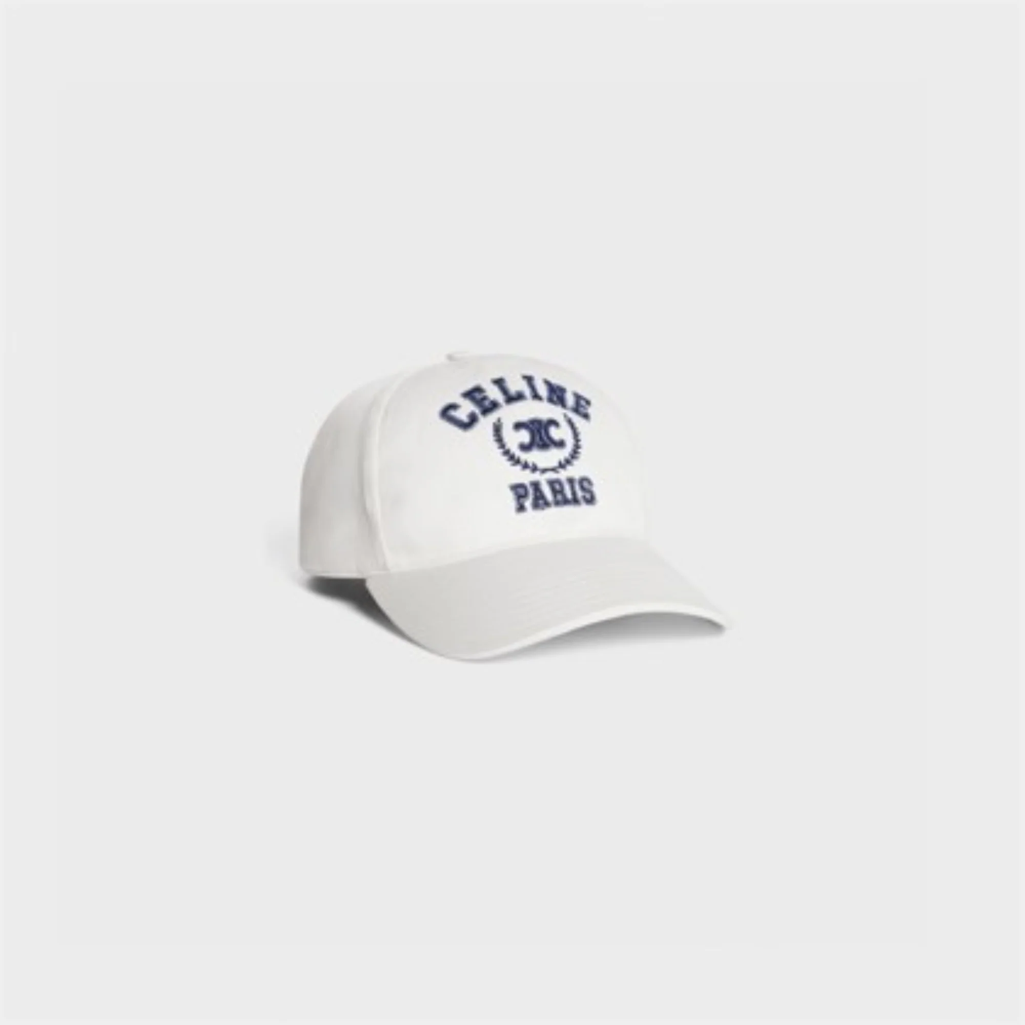 Casquette Baseball University Cotton Gabardine - Off White / Navy