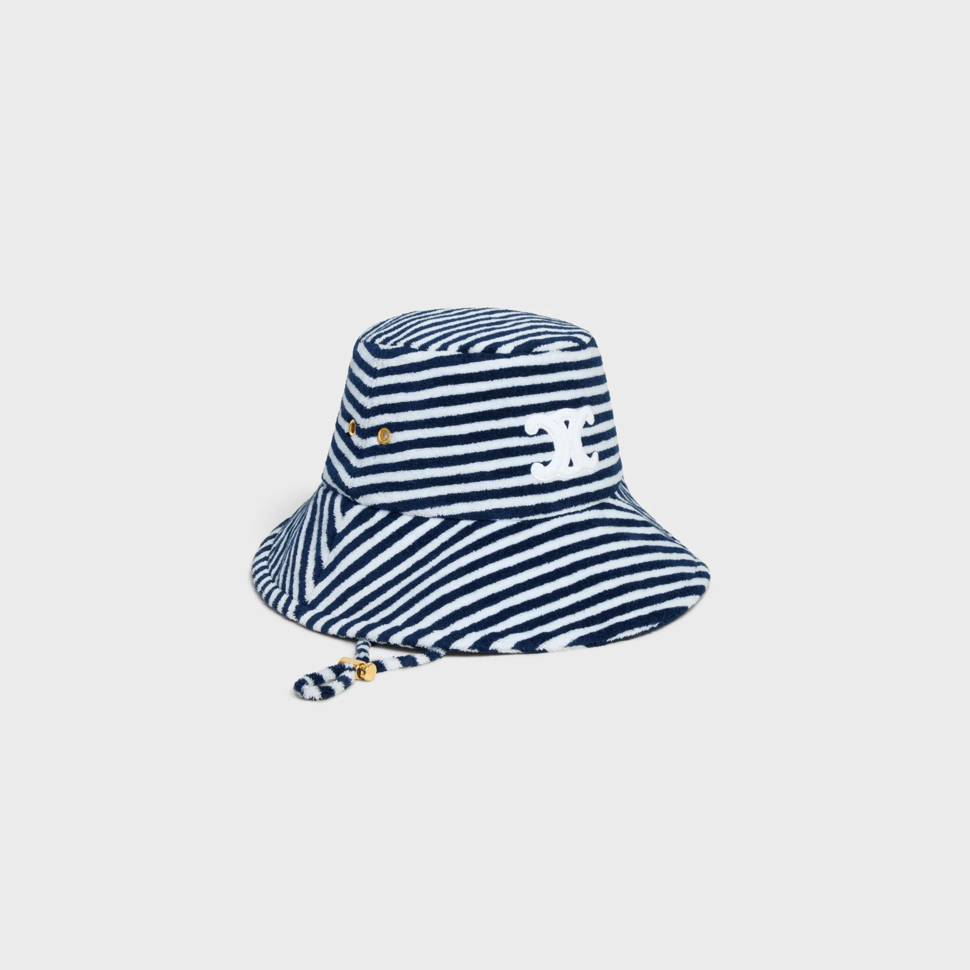 Bob Triomphe Coton Eponge Raye - Navy/Ecru - Image 2