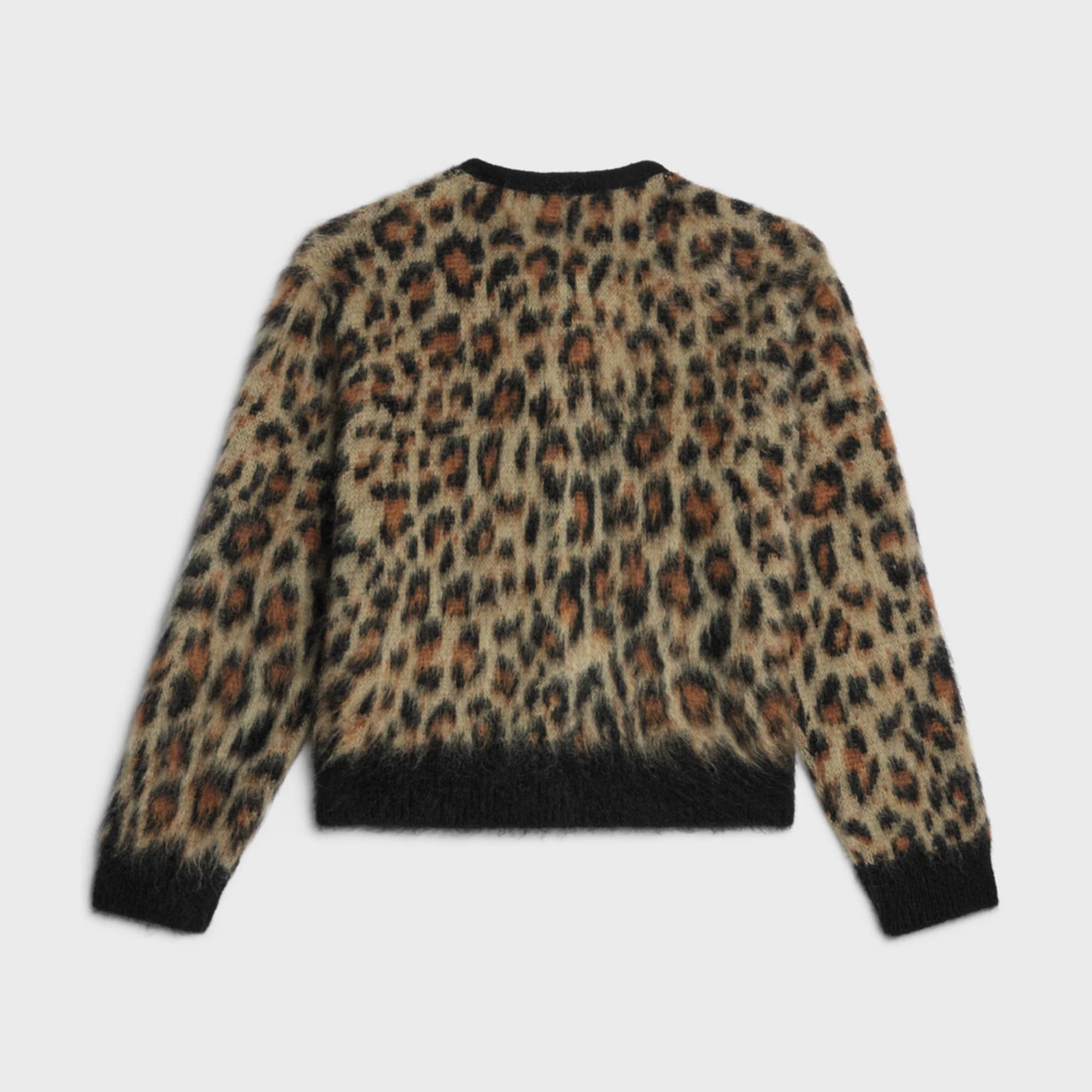 Veste Cardigan Mohair Brosse Animalier - Leopard - Image 2