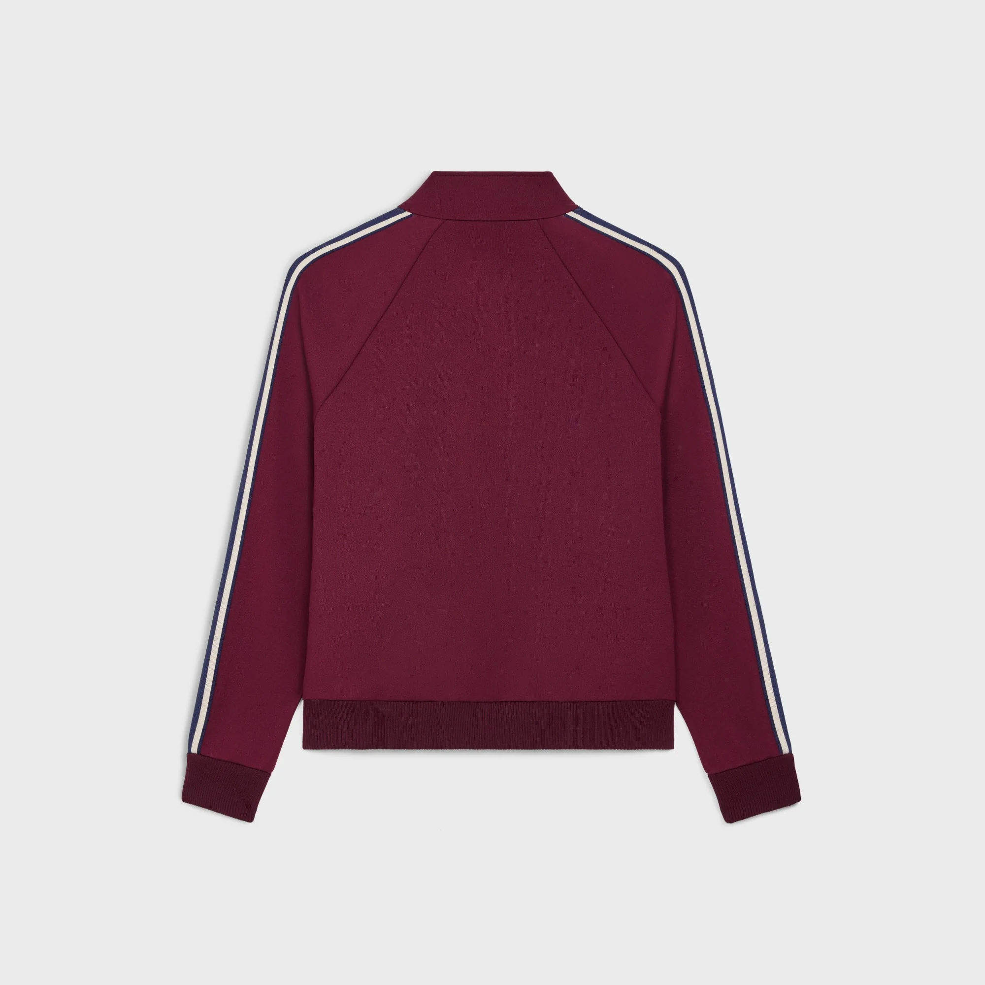 Veste Tracksuit Patch Blason Double-Face Jersey - Bordeaux Cete/Navy/Ecru - Image 3