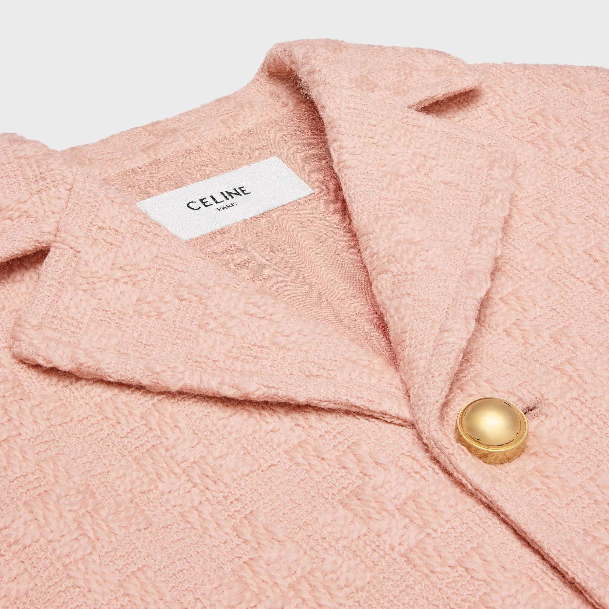 Veste Garance Natte Laine Croisette - Rose Passé - Image 4
