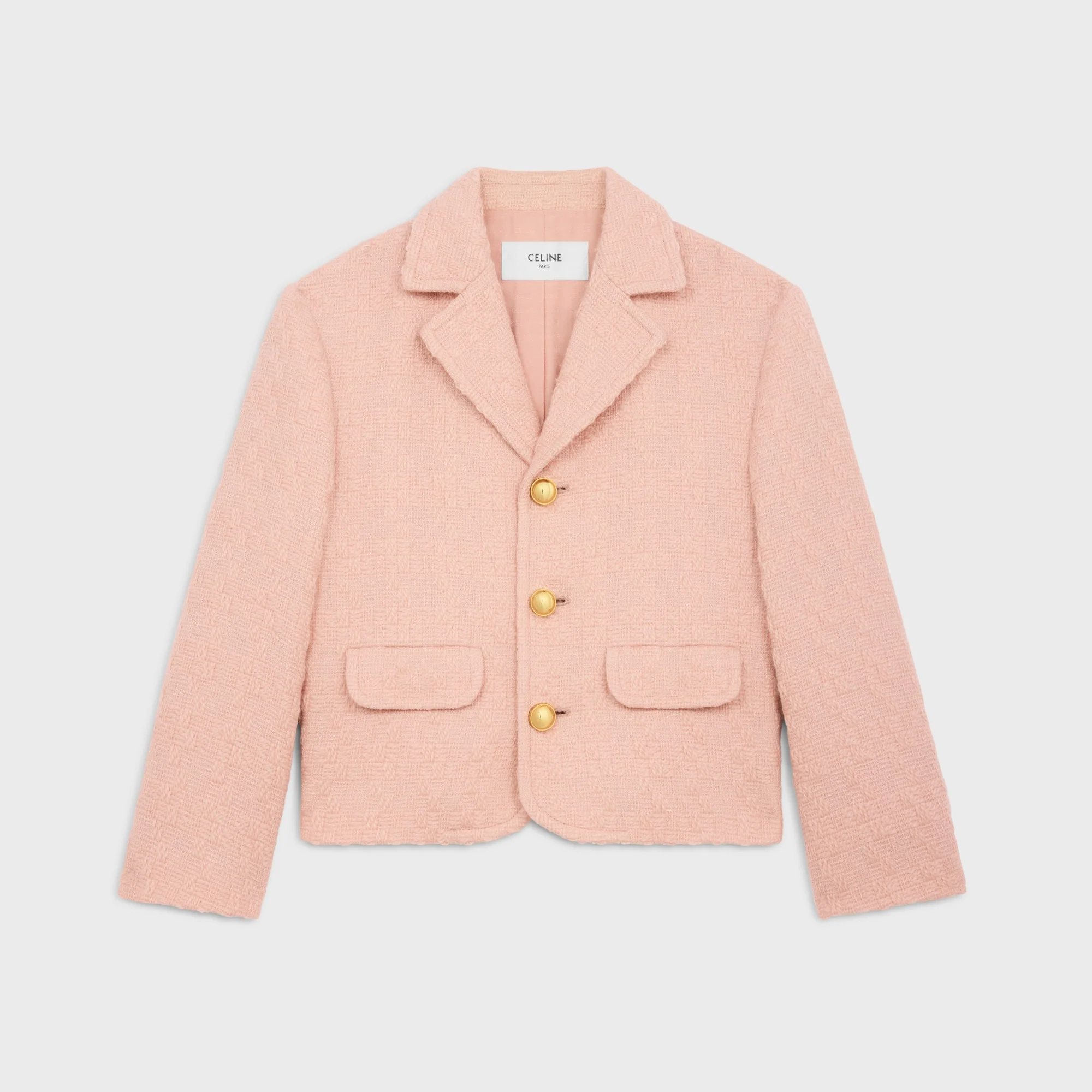 Veste Garance Natte Laine Croisette - Rose Passé - Image 2