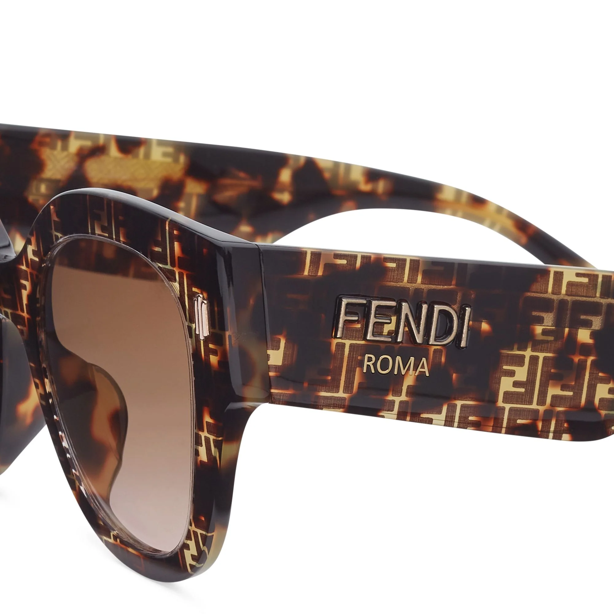 Women's Fendi Roma Sunglasses - Havana Ff - Image 3