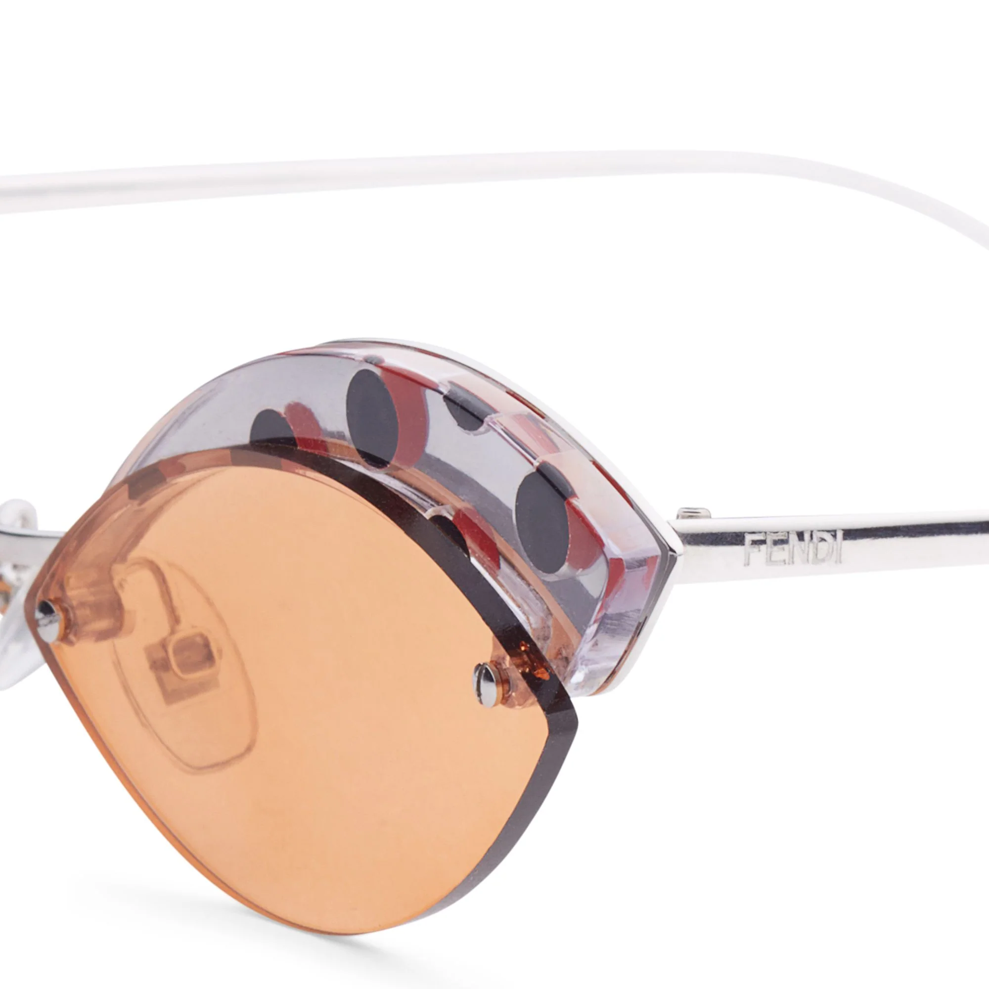 Women's Defender Sunglasses - Orange + Palladium - Image 3