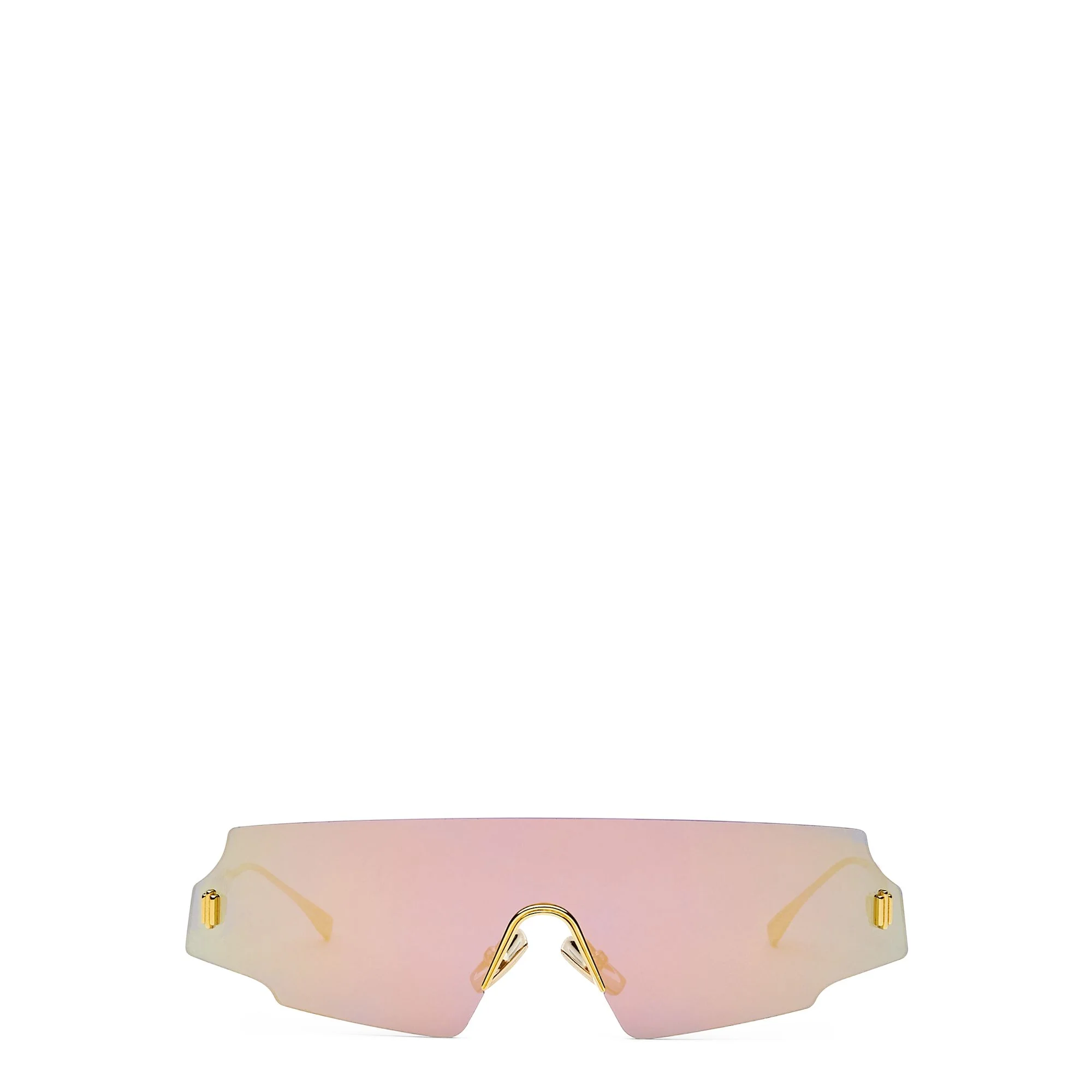 Women's FENDI FORCEFUL Sunglasses - Rose Gold