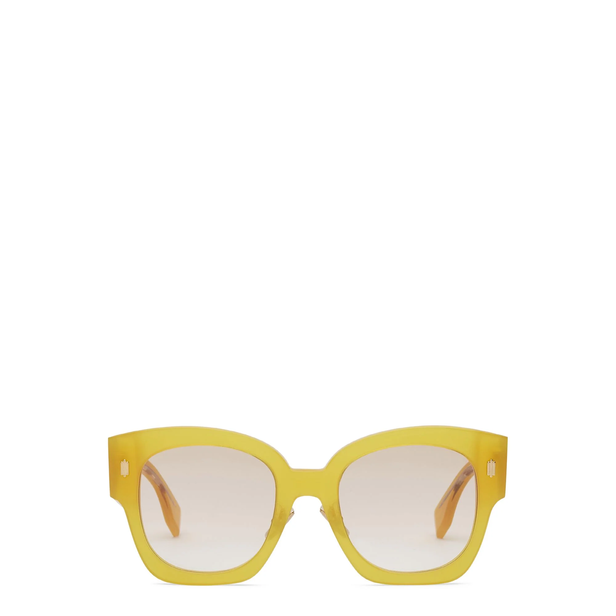 Women's Fendi Roma Sunglasses - Milky Yellow
