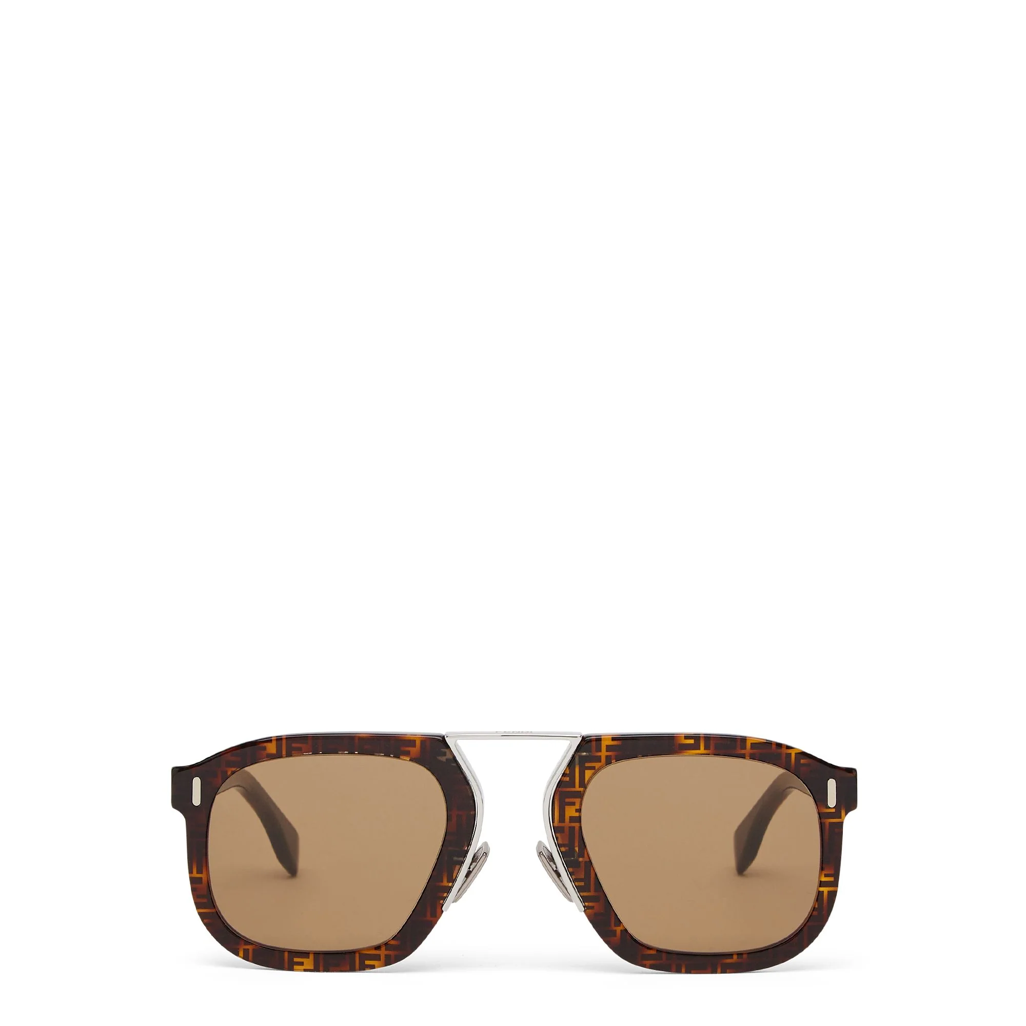 Men's Fendi Force Sunglasses - Brown Havana Ff + Ruth