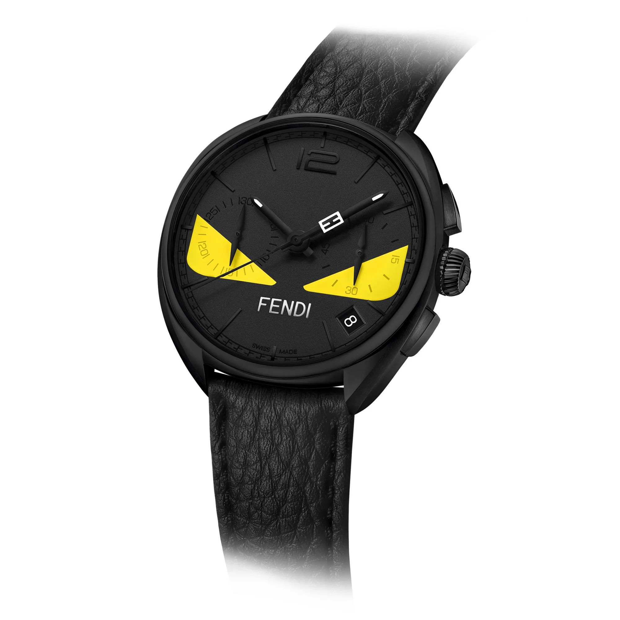 Men's Momento Fendi Me + Lth - Black + Black - Image 2