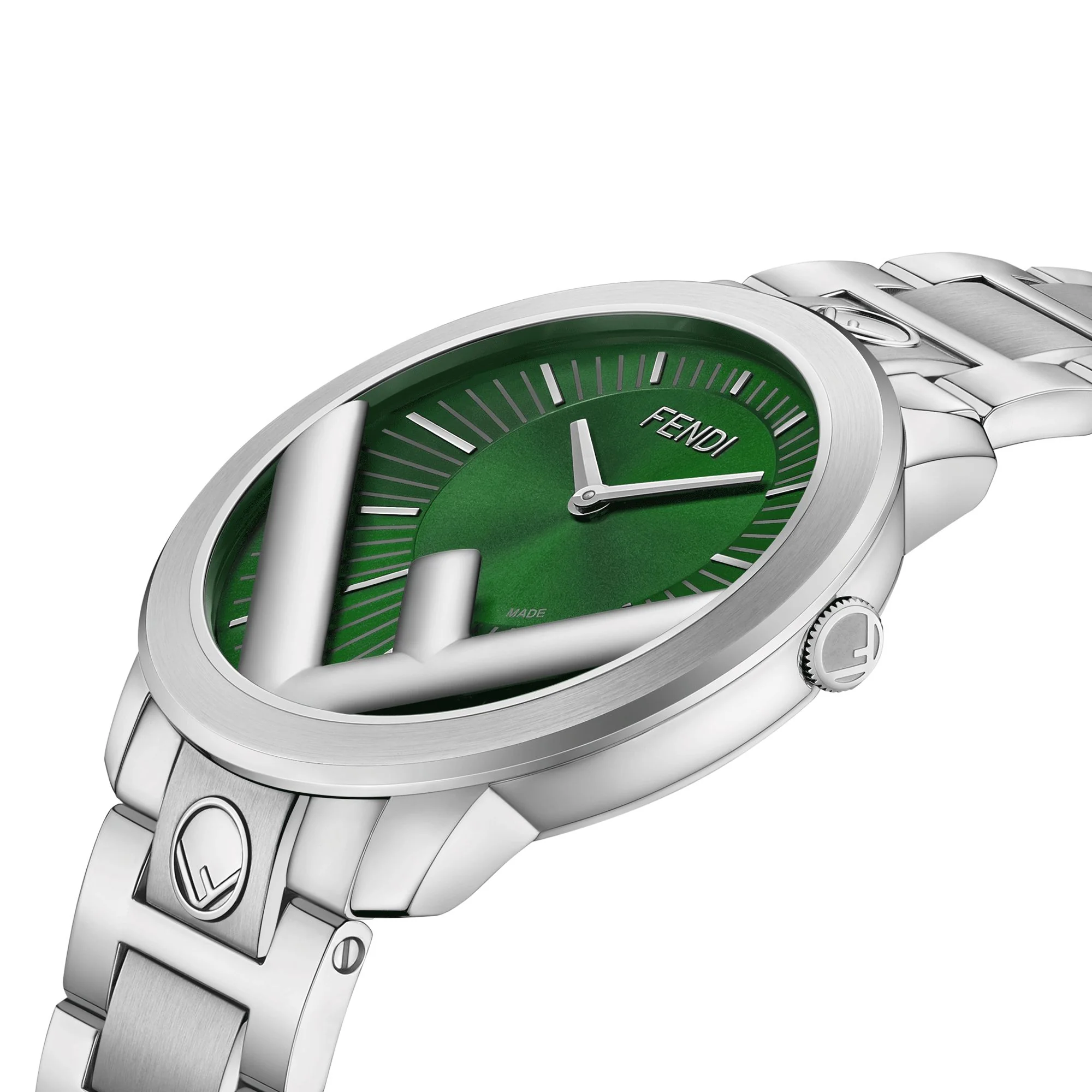 Men's Run Away Watch Ss - Green - Image 3