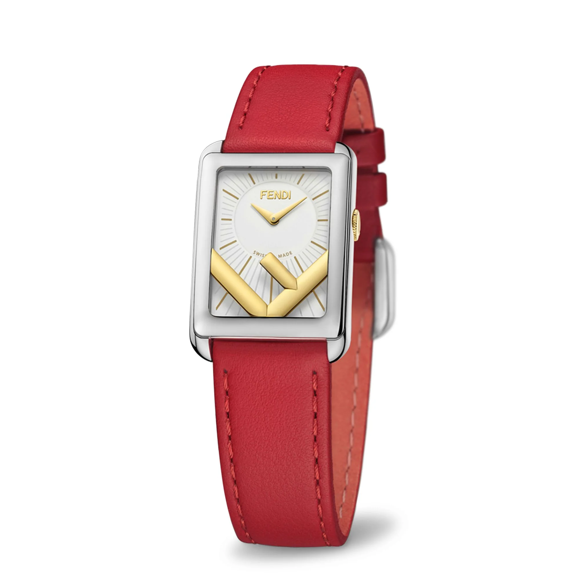 Women's Run Away Rectangle - White / Red - Image 2