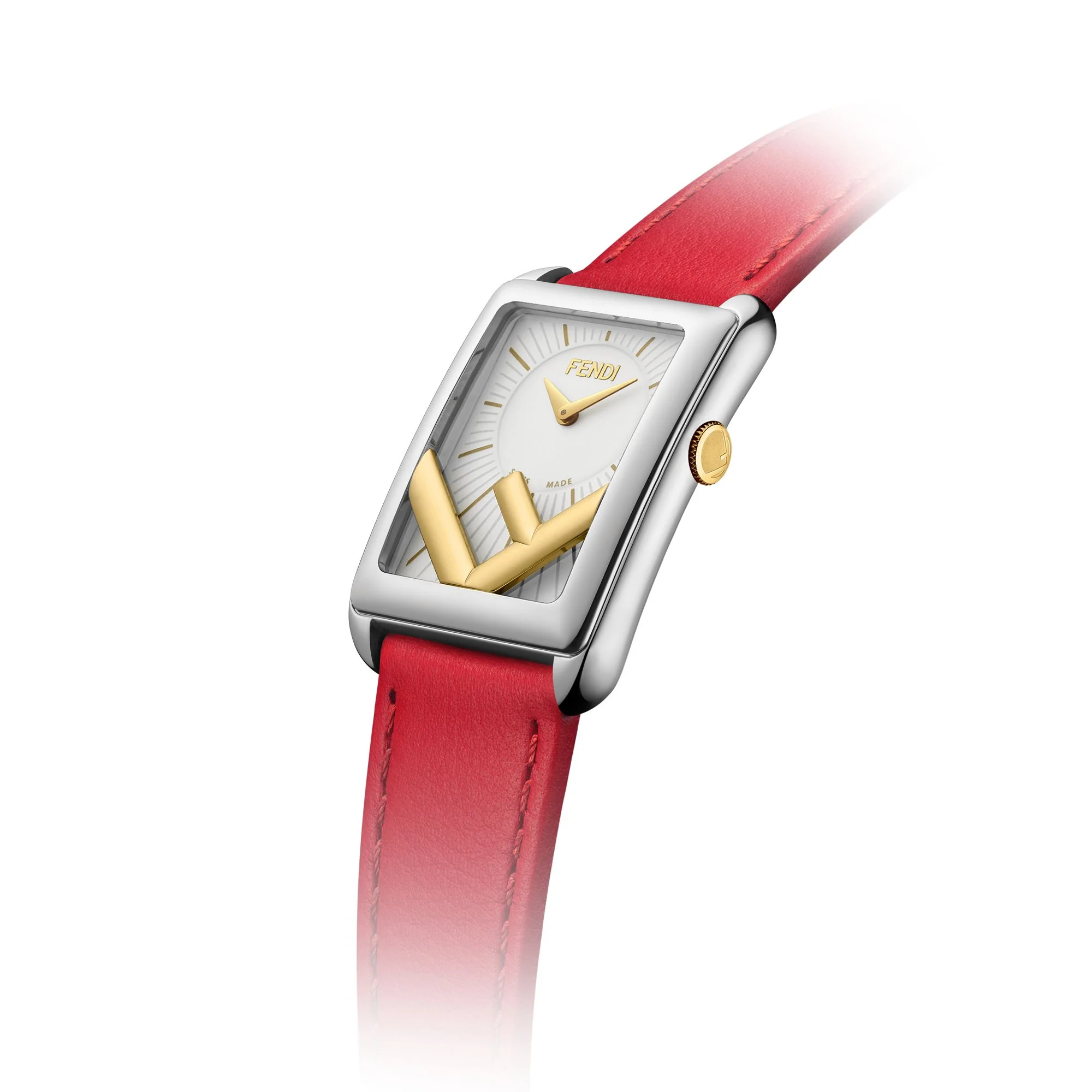Women's Run Away Rectangle - White / Red - Image 3