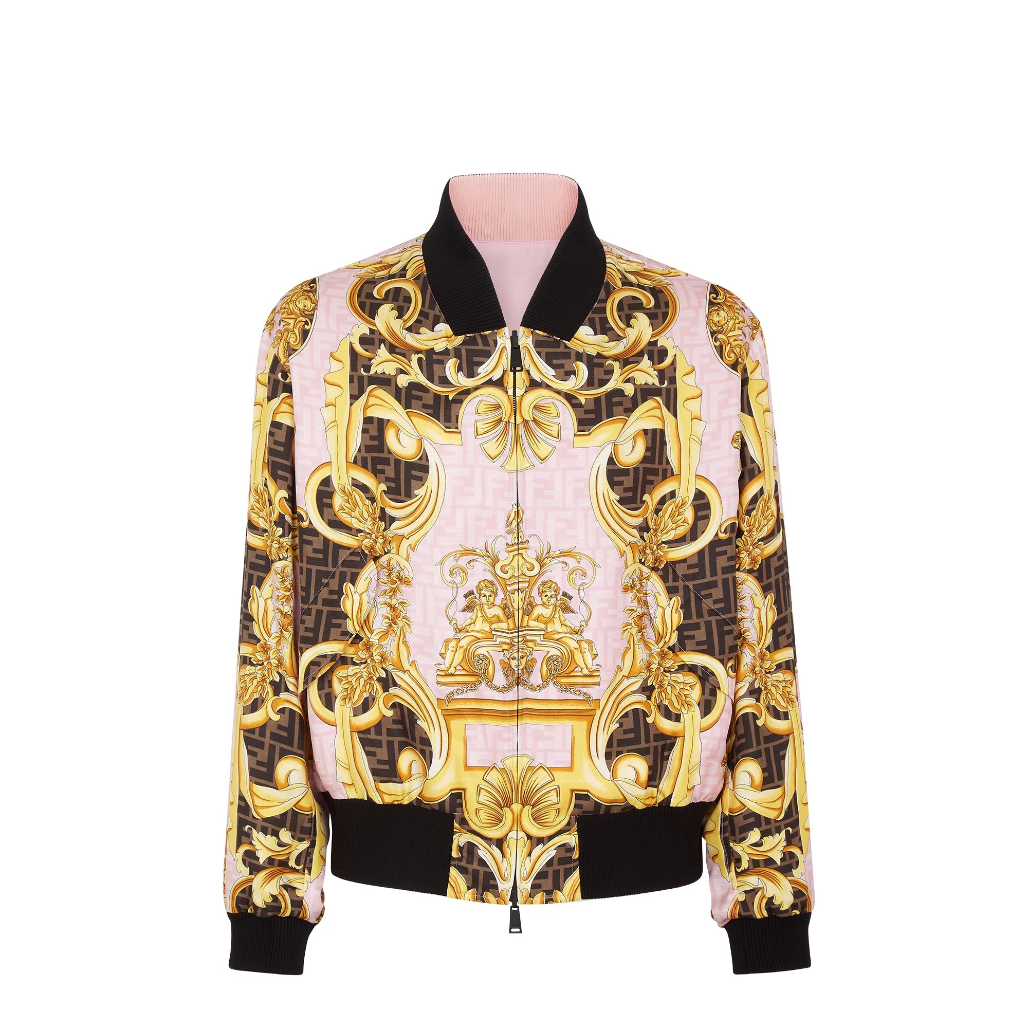 Men's FF Bomber Rev - Pink + Fango / Tabacco