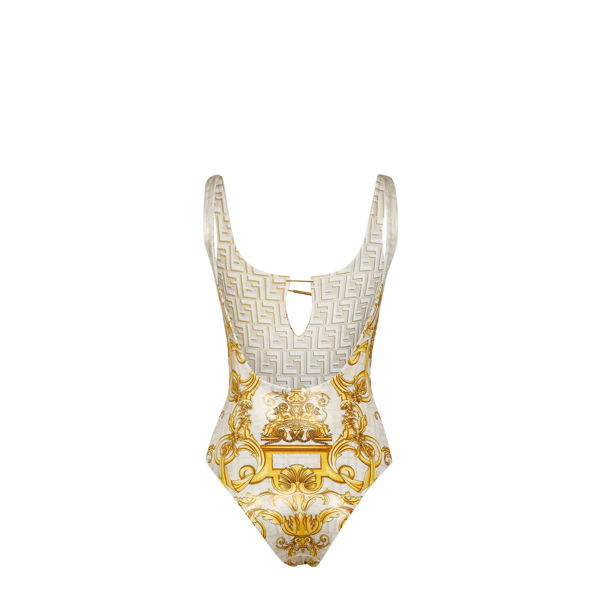 Women's Intero Reversibile - White + Gold - Image 2