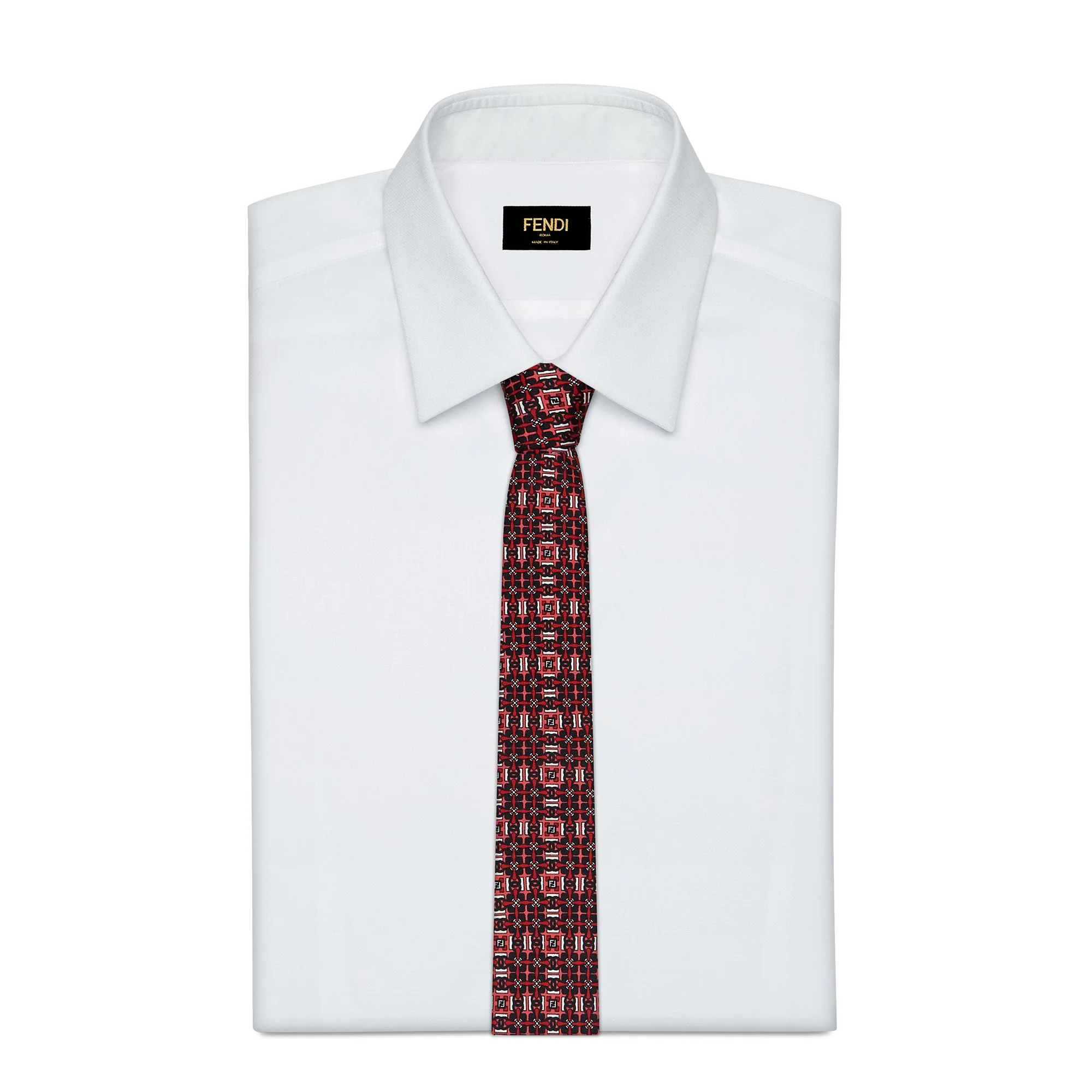 Men's Signature Cravatta 6.5cm - Red - Image 2
