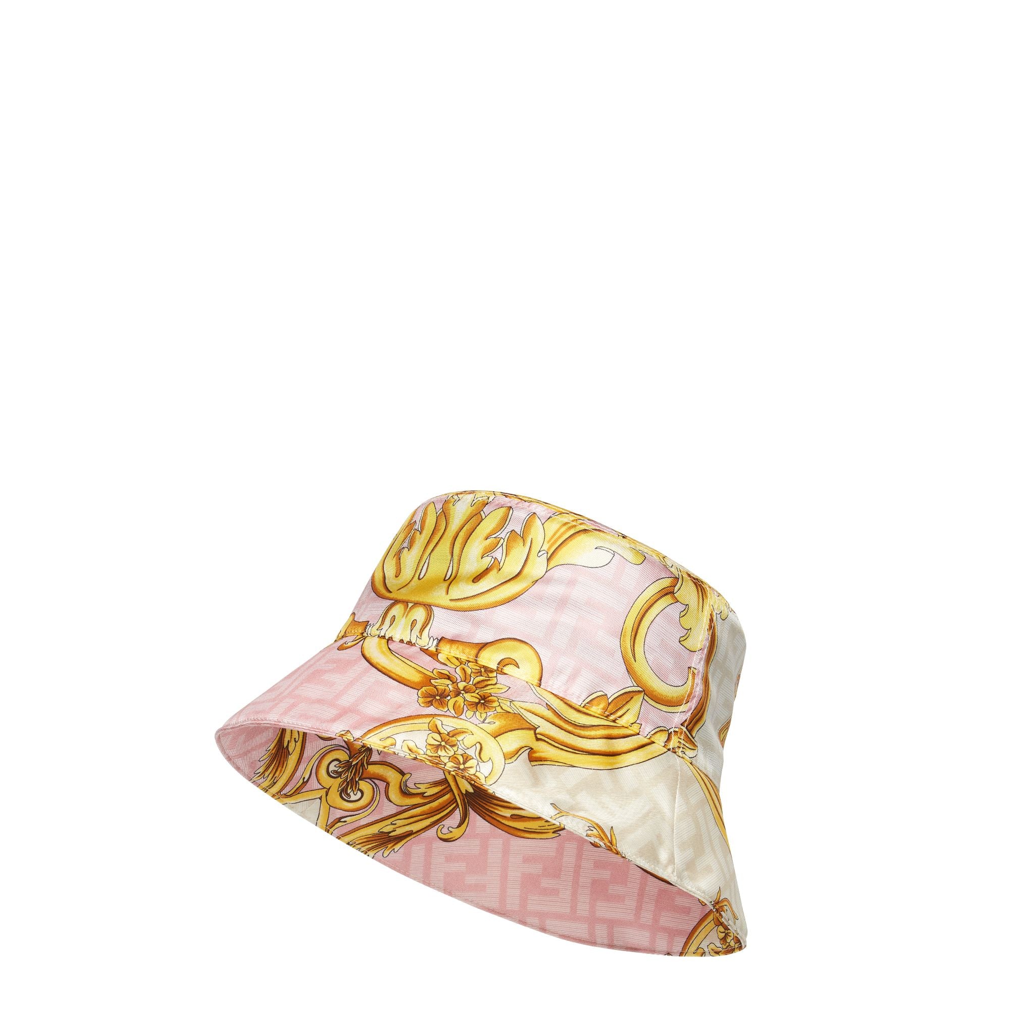 Men's Bucket Hat - Pink + Gold