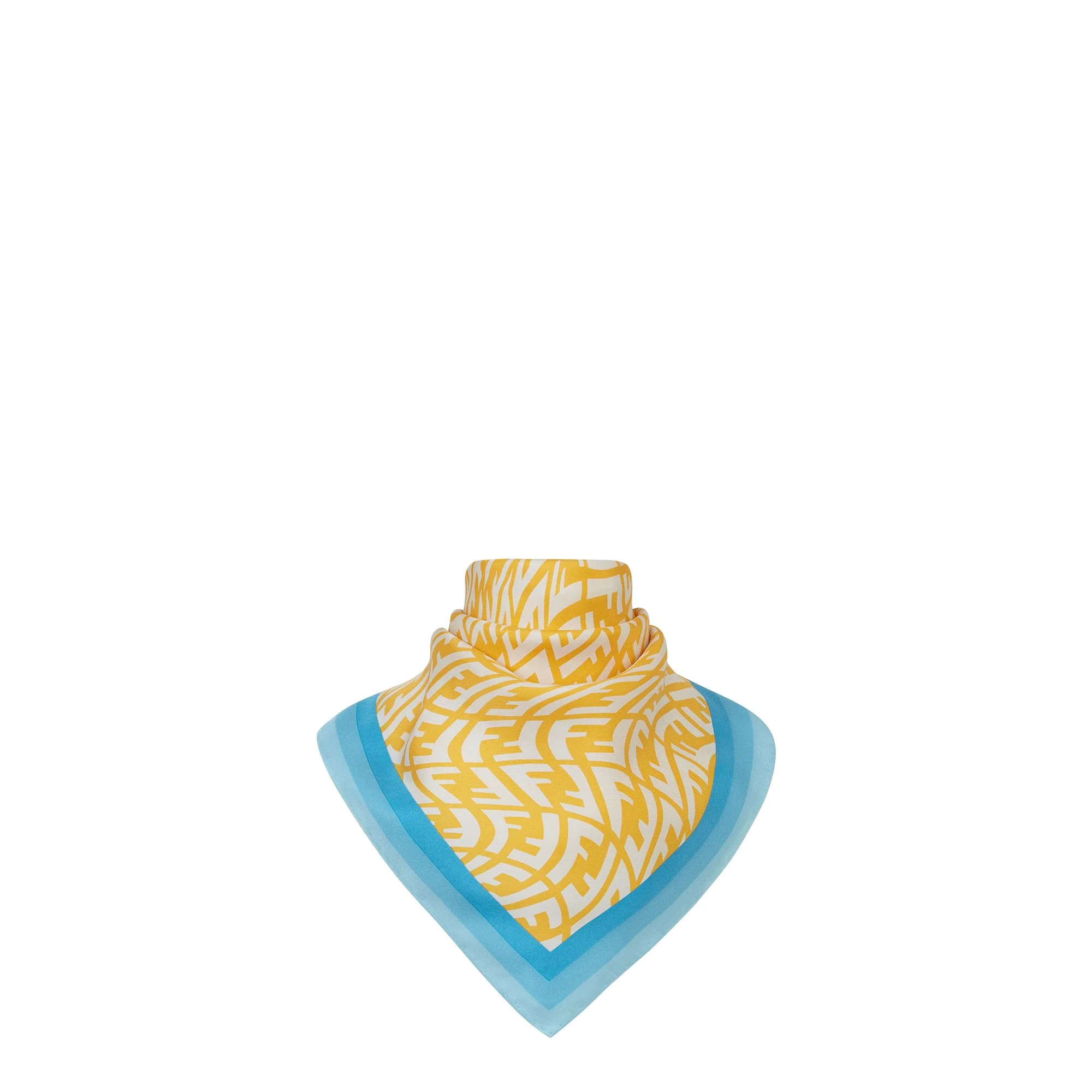 Women's FF Foulards (90x90) - Mimosa + White - Image 2