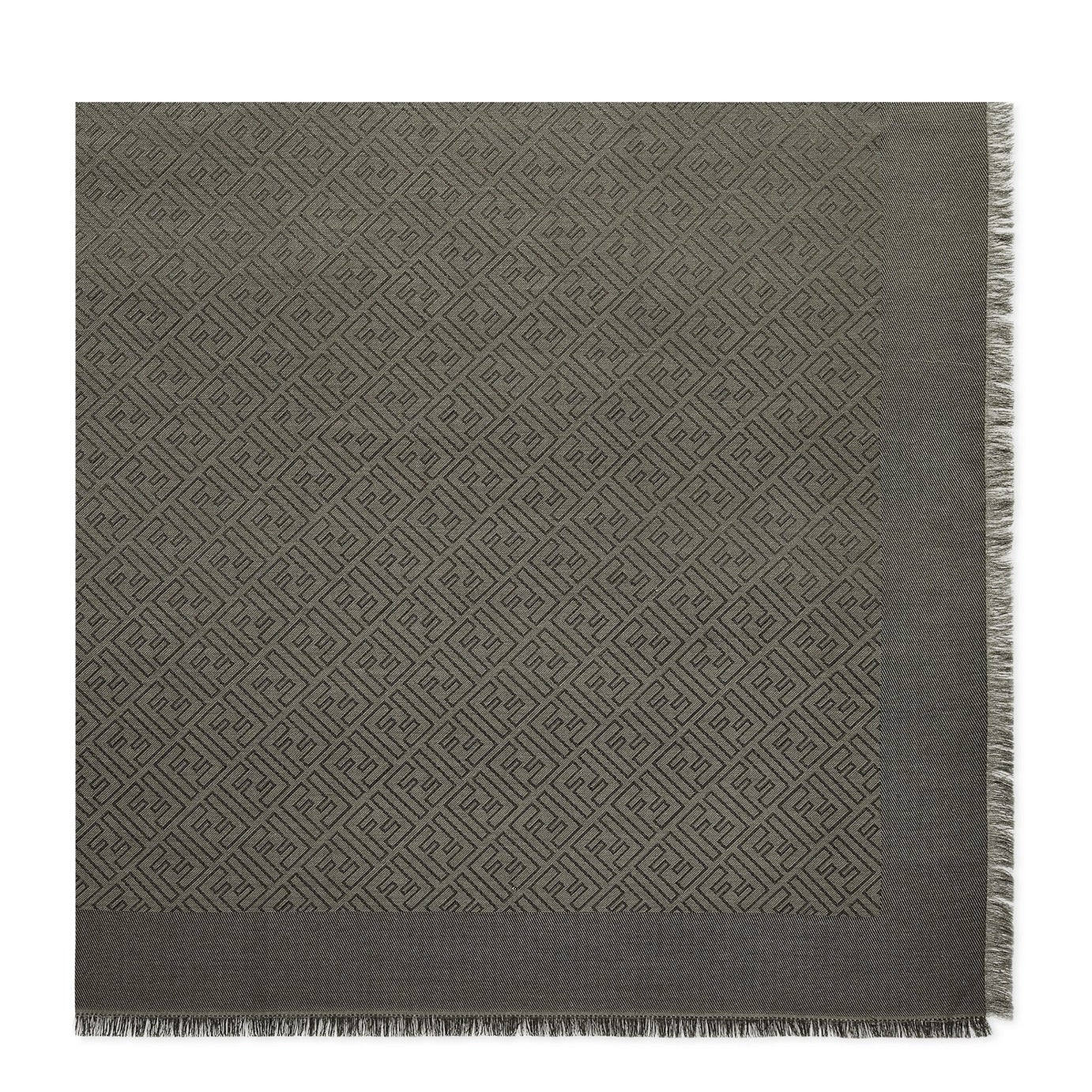 Women's FF Shawls (140x140) - Blacktea Green