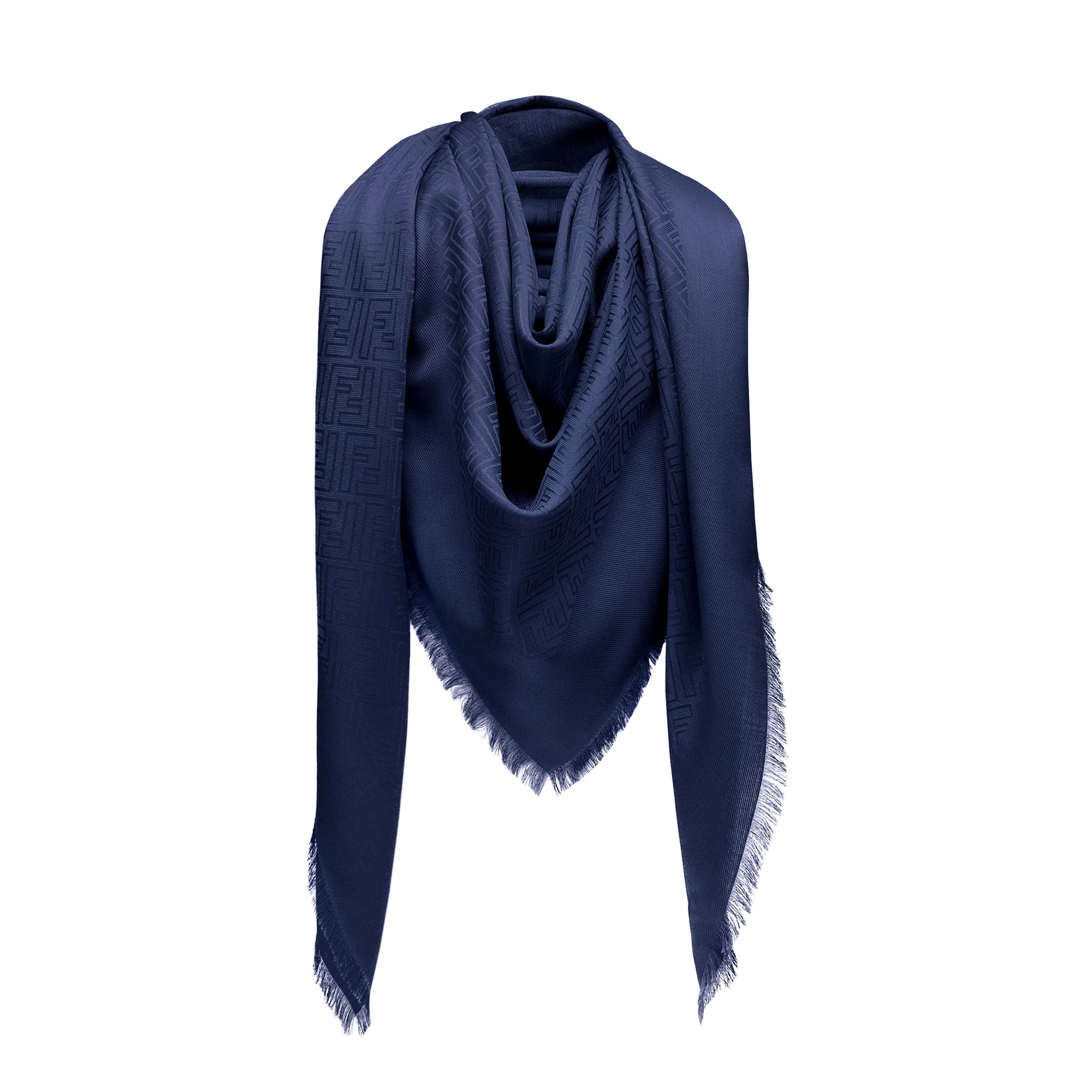 Women's FF Shawls (140x140) - Blue - Image 2