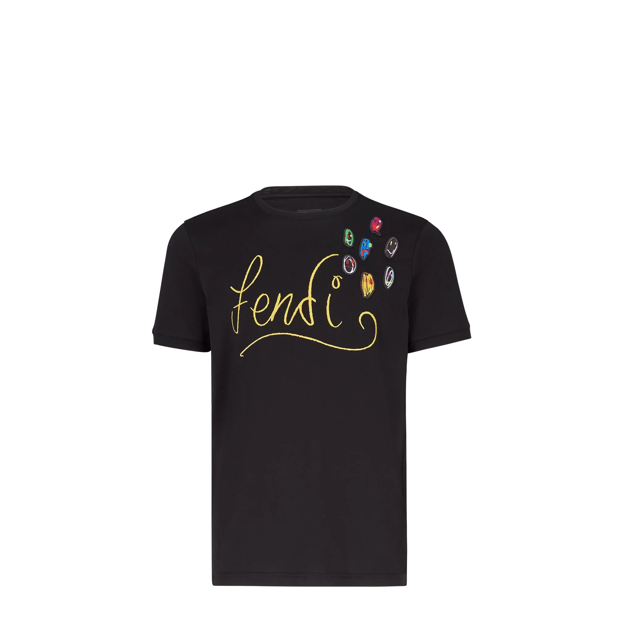 Men's T-Shirt R - Black + Yellow