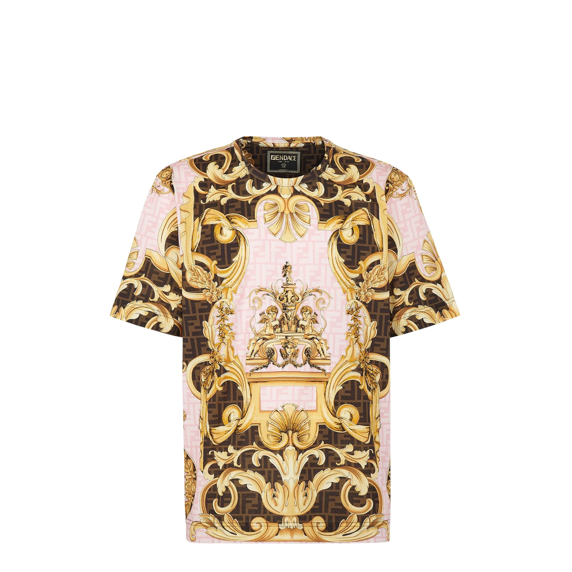 Men's T-Shirt - Pink + Fango / Tabacco