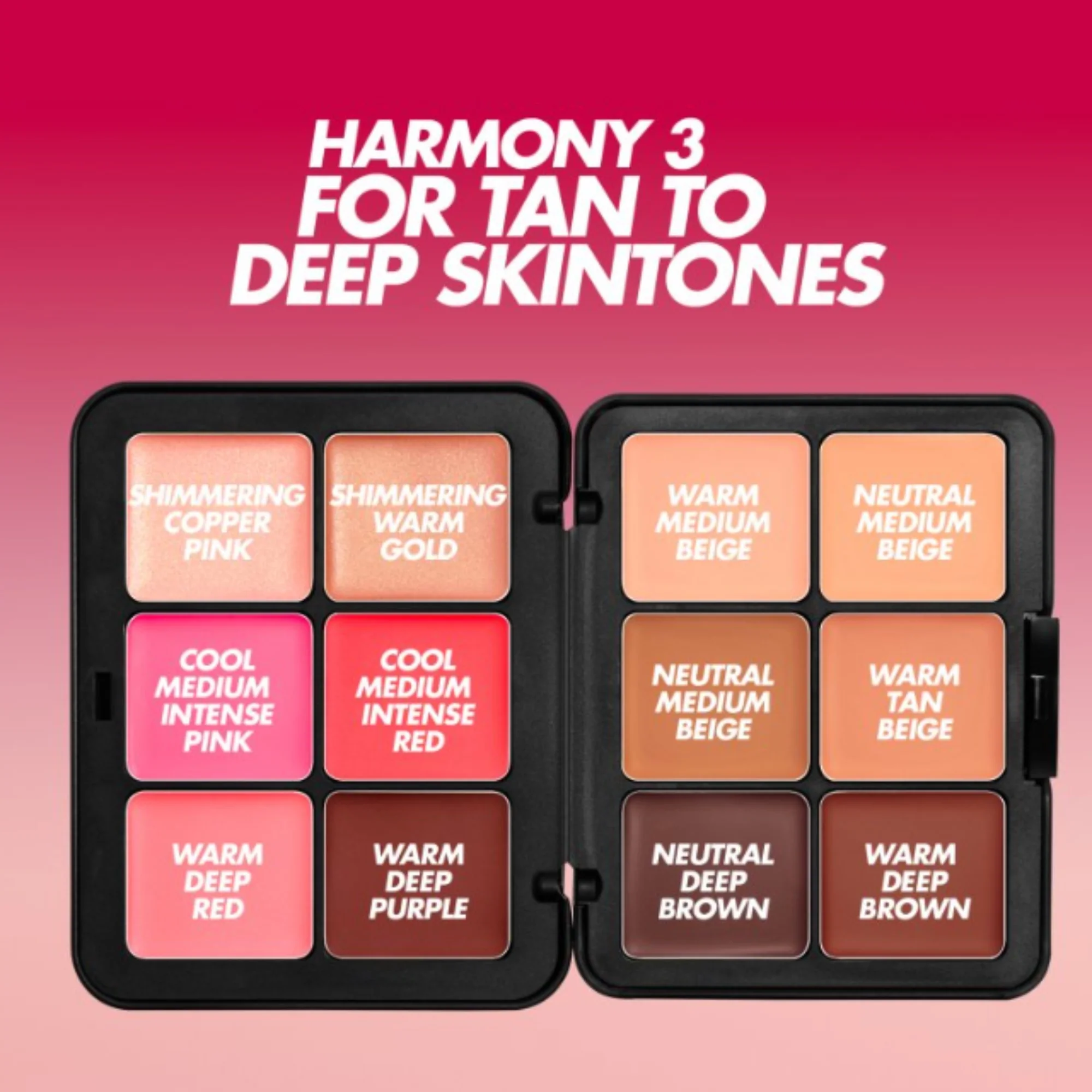 HD Skin Face Essentials Palette - Harmony 3 Tan