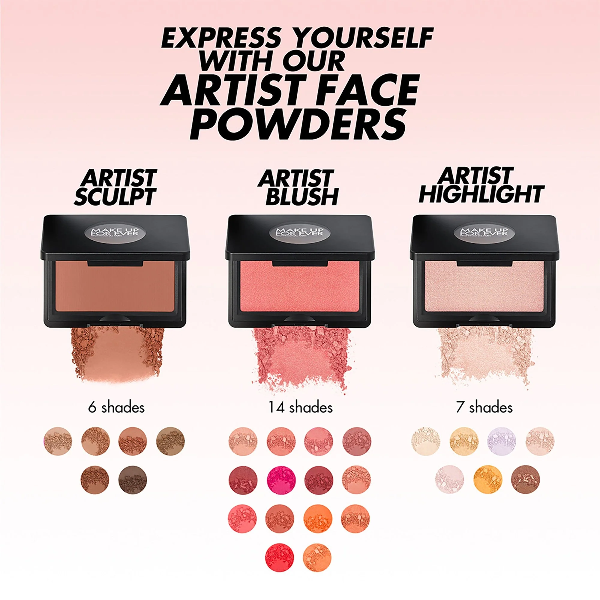 Artist Face Powders Highlighter - 140 Sparkling Quartz - Image 5
