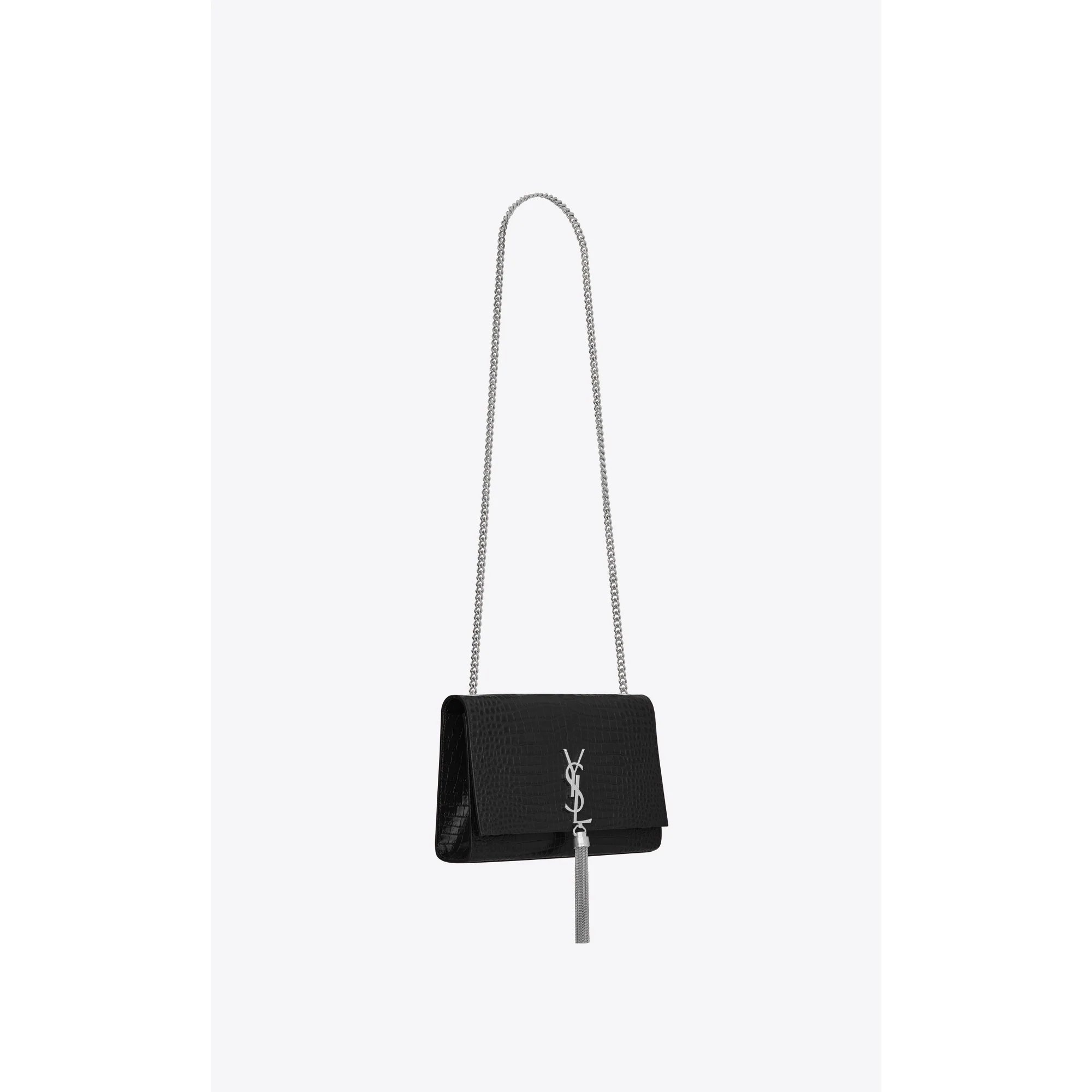 Medium Kate Tassel Chain Bag - Nero - Image 6