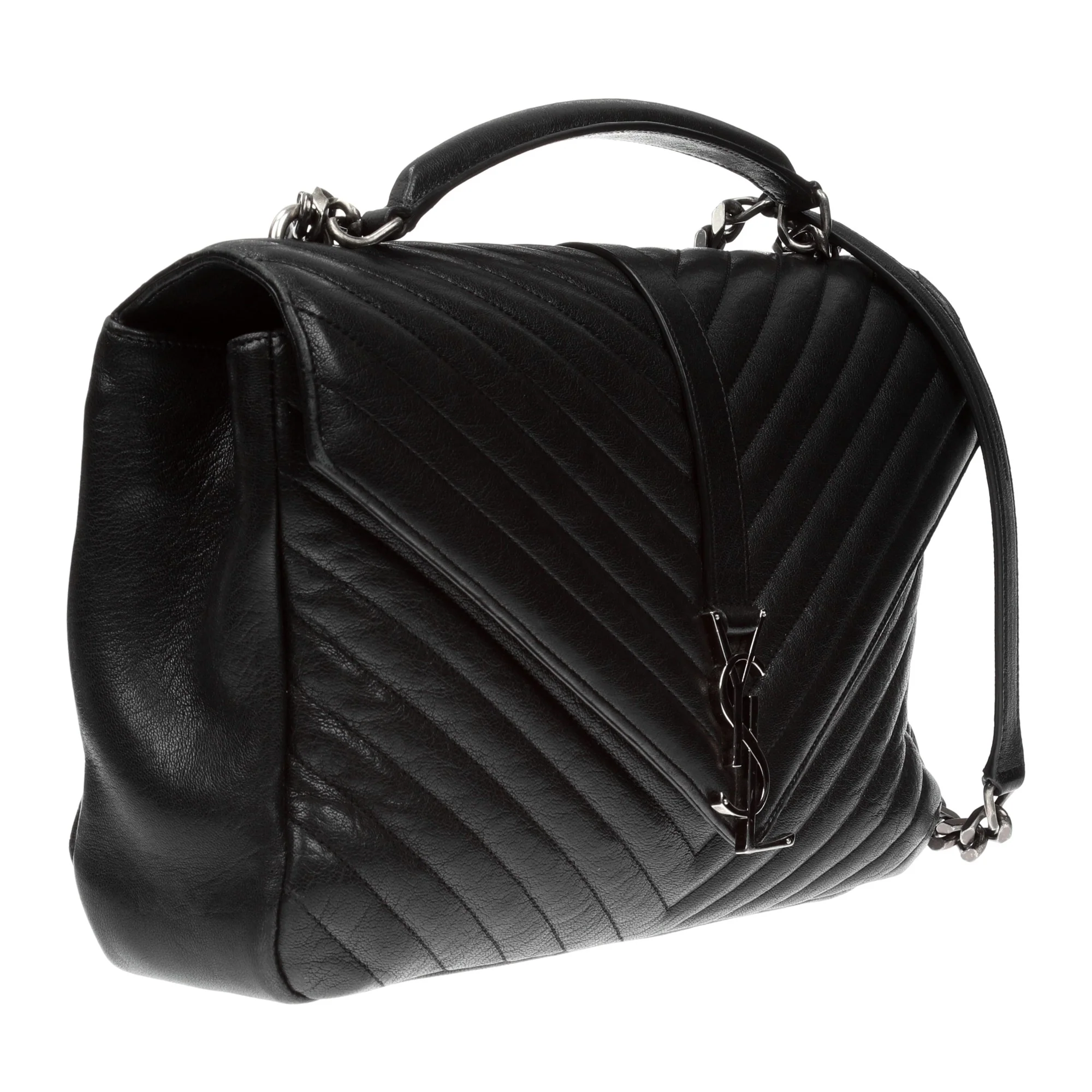 Large College Chain Bag - Nero - Image 6
