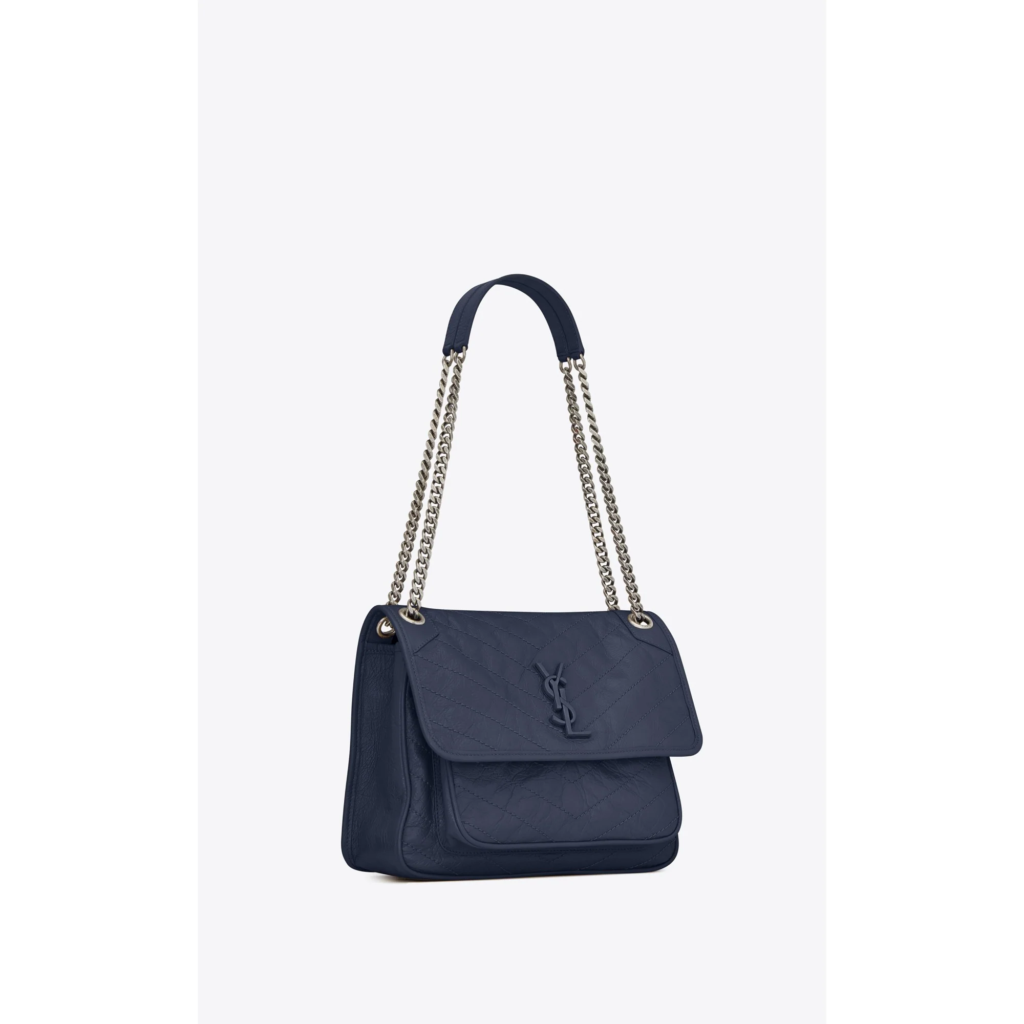 Medium Niki Chain Bag - Deep Marine - Image 5