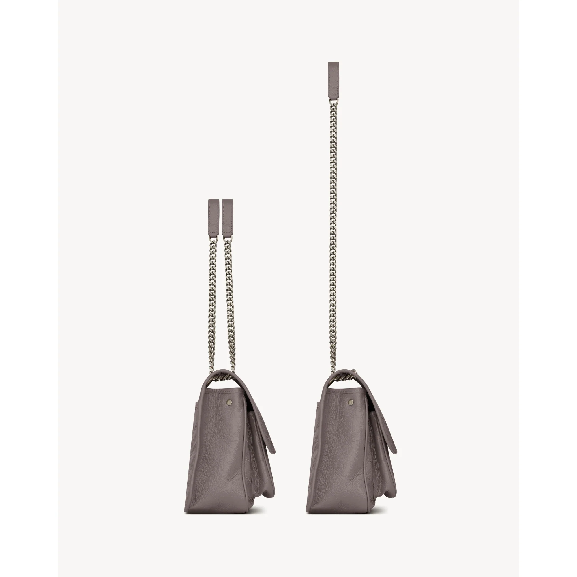 Medium Niki Chain Bag - Fog - Image 3