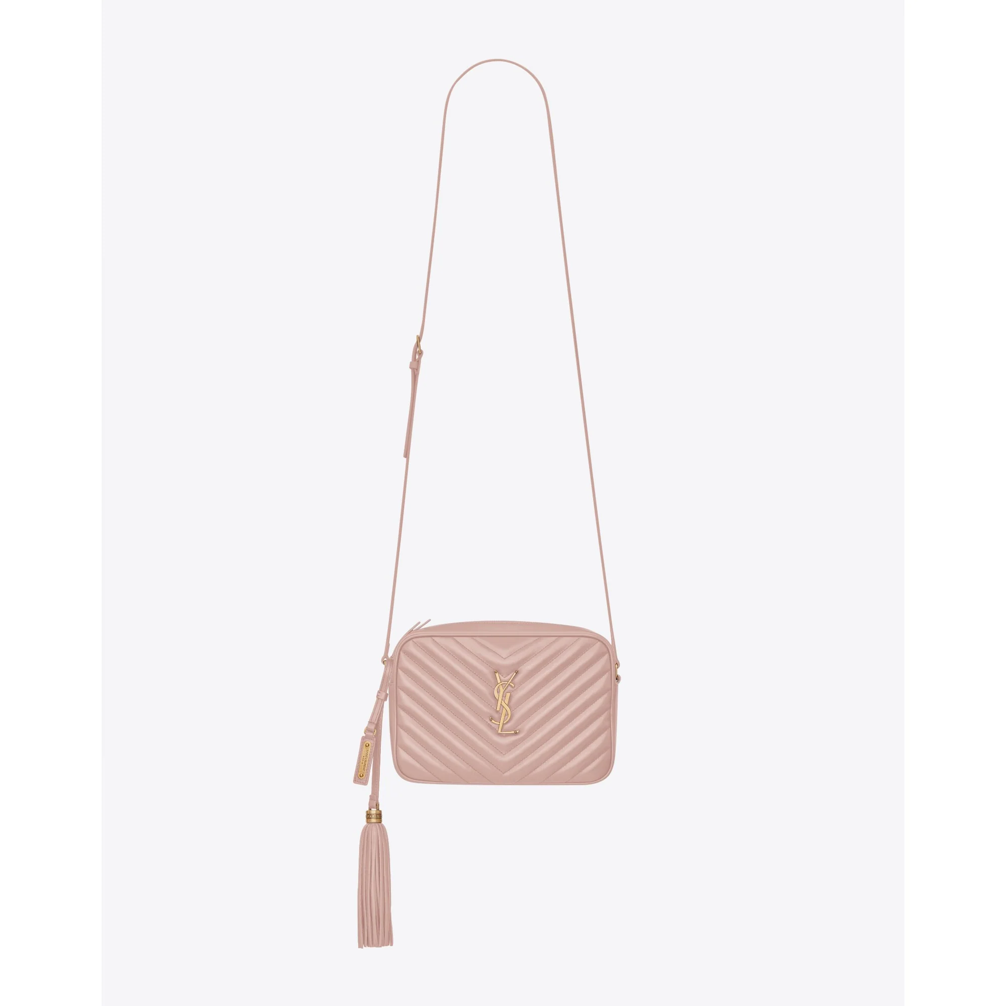 Medium Lou Camera Bag - Washed Light Pink