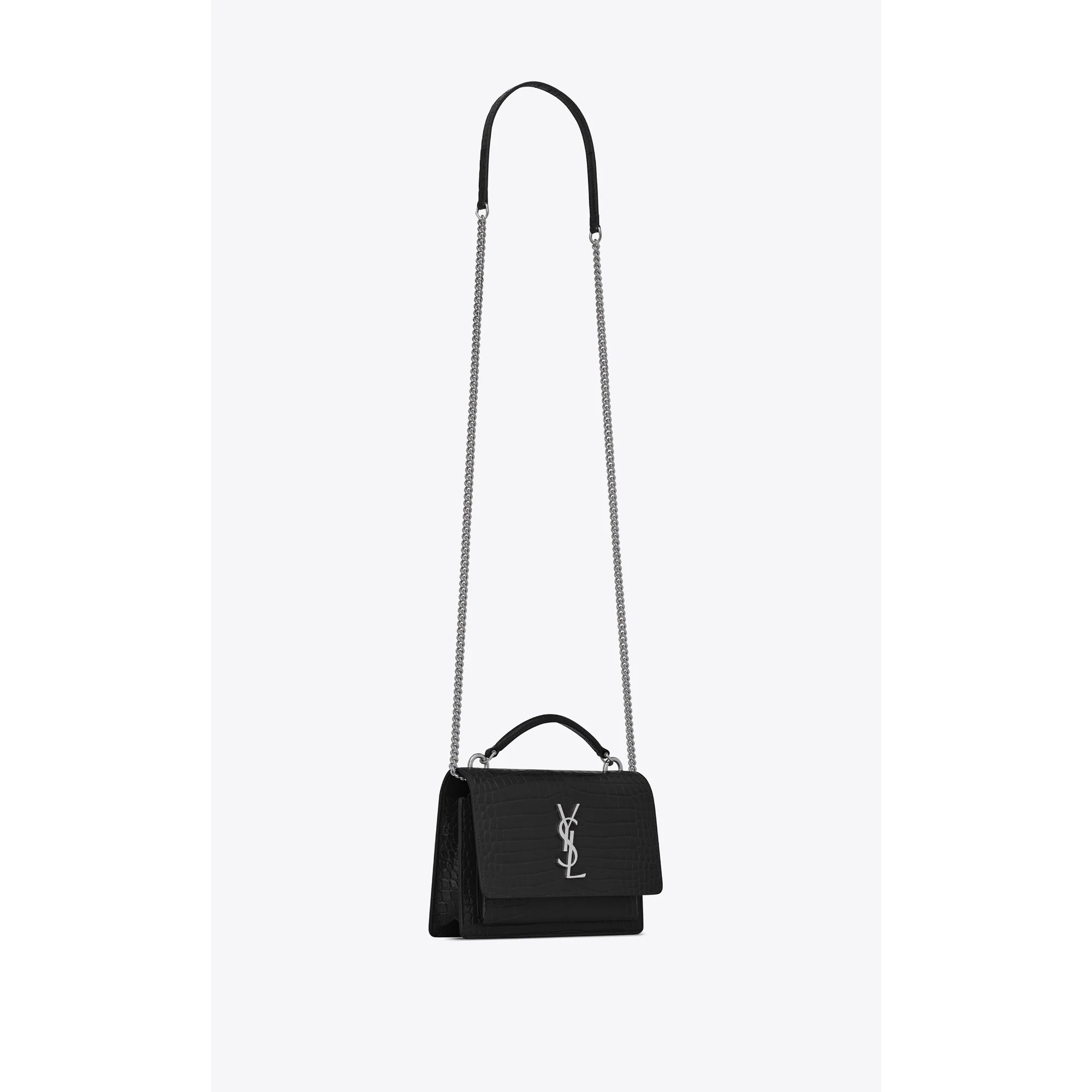 Mini Sunset Top Handle Bag - Nero - Image 6
