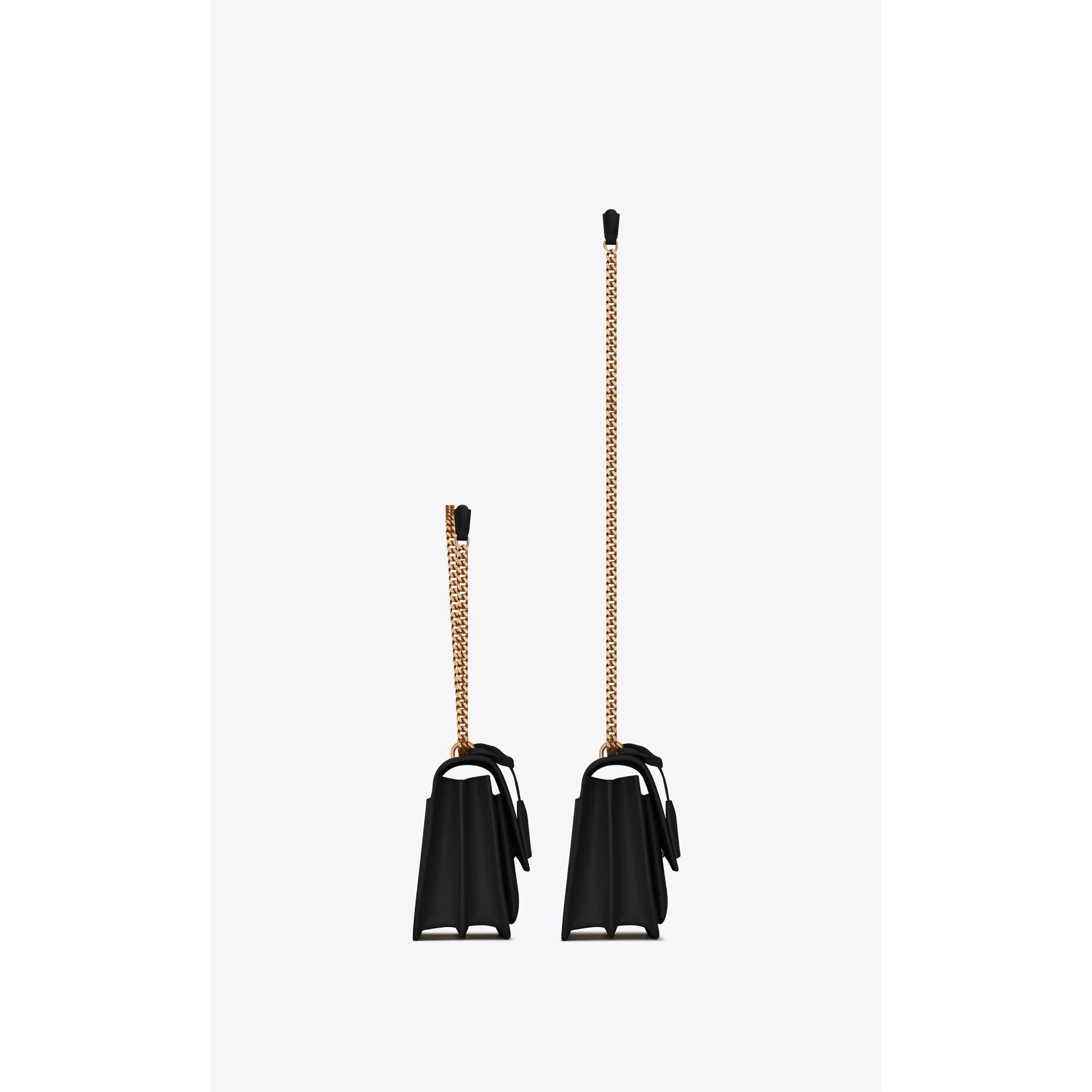 Medium Sunset Chain Bag - Nero - Image 3