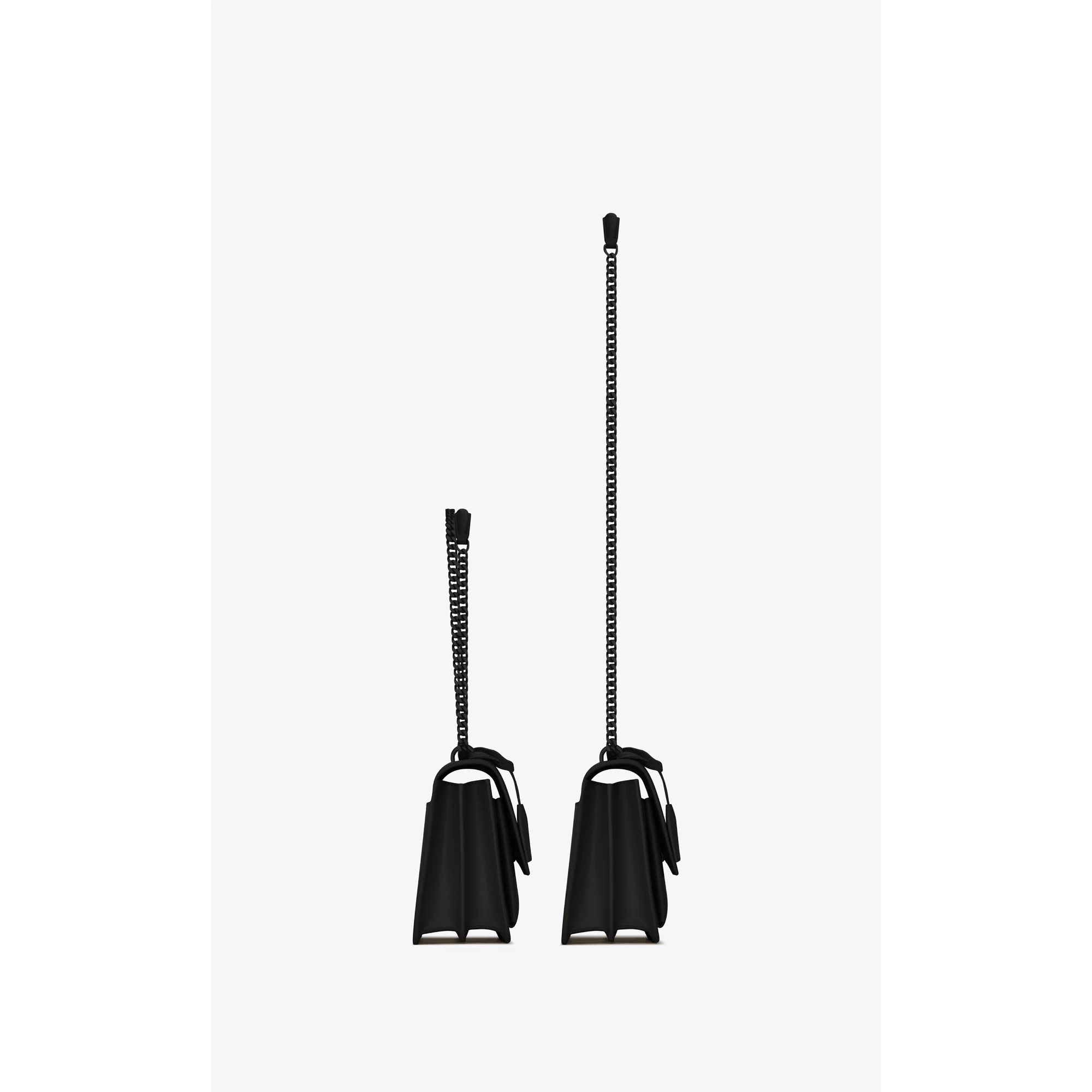 Medium Sunset Chain Bag - Nero - Image 3