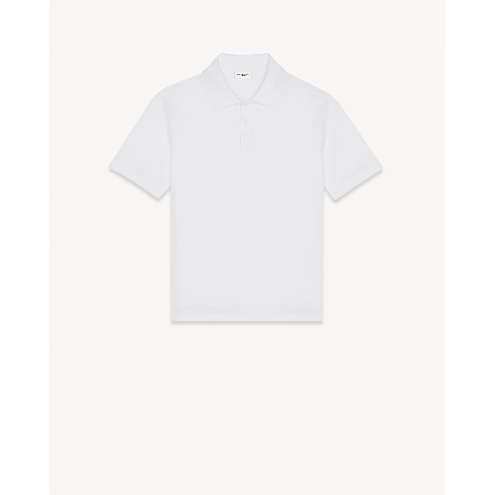 Polo Sport Brodé Cassandre Piq - Blanc