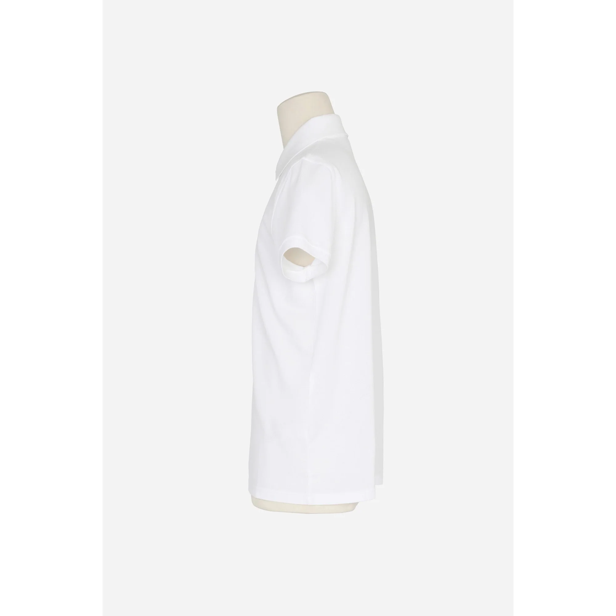 Polo Sport Brodé Cassandre Piq - Blanc - Image 3