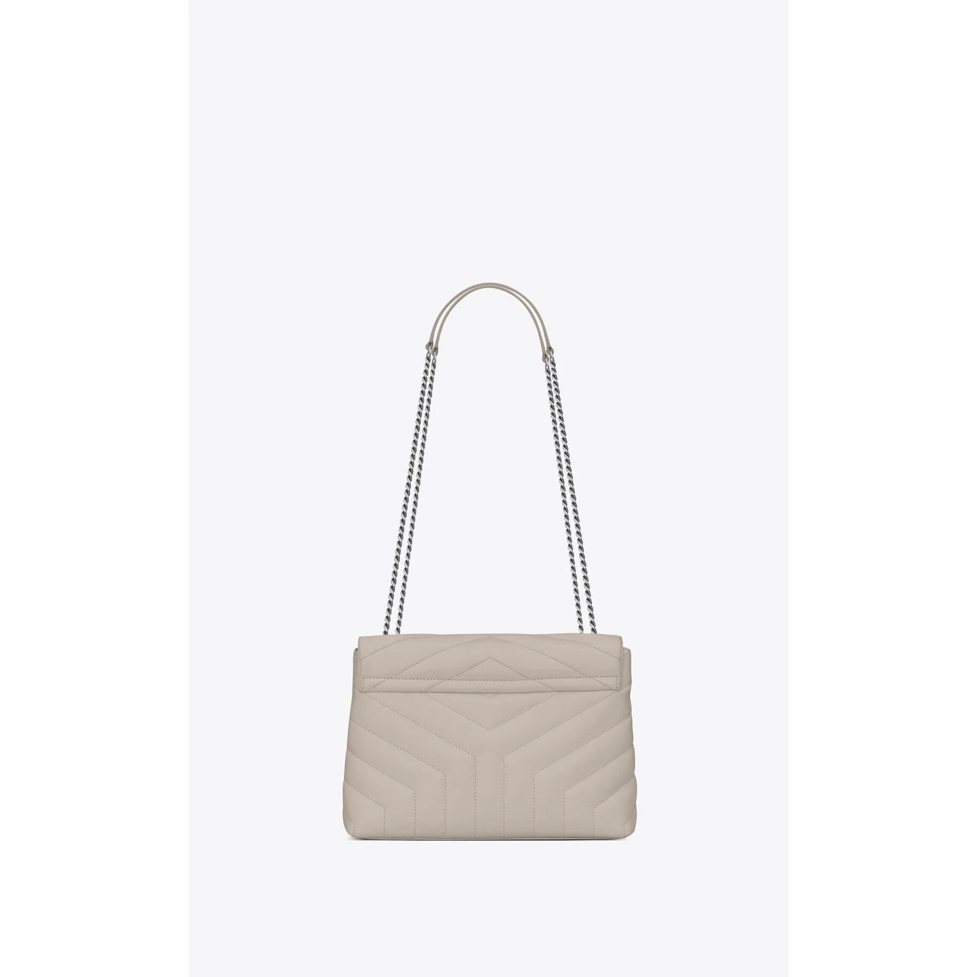 Small Loulou Chain Bag - Crema Soft - Image 2