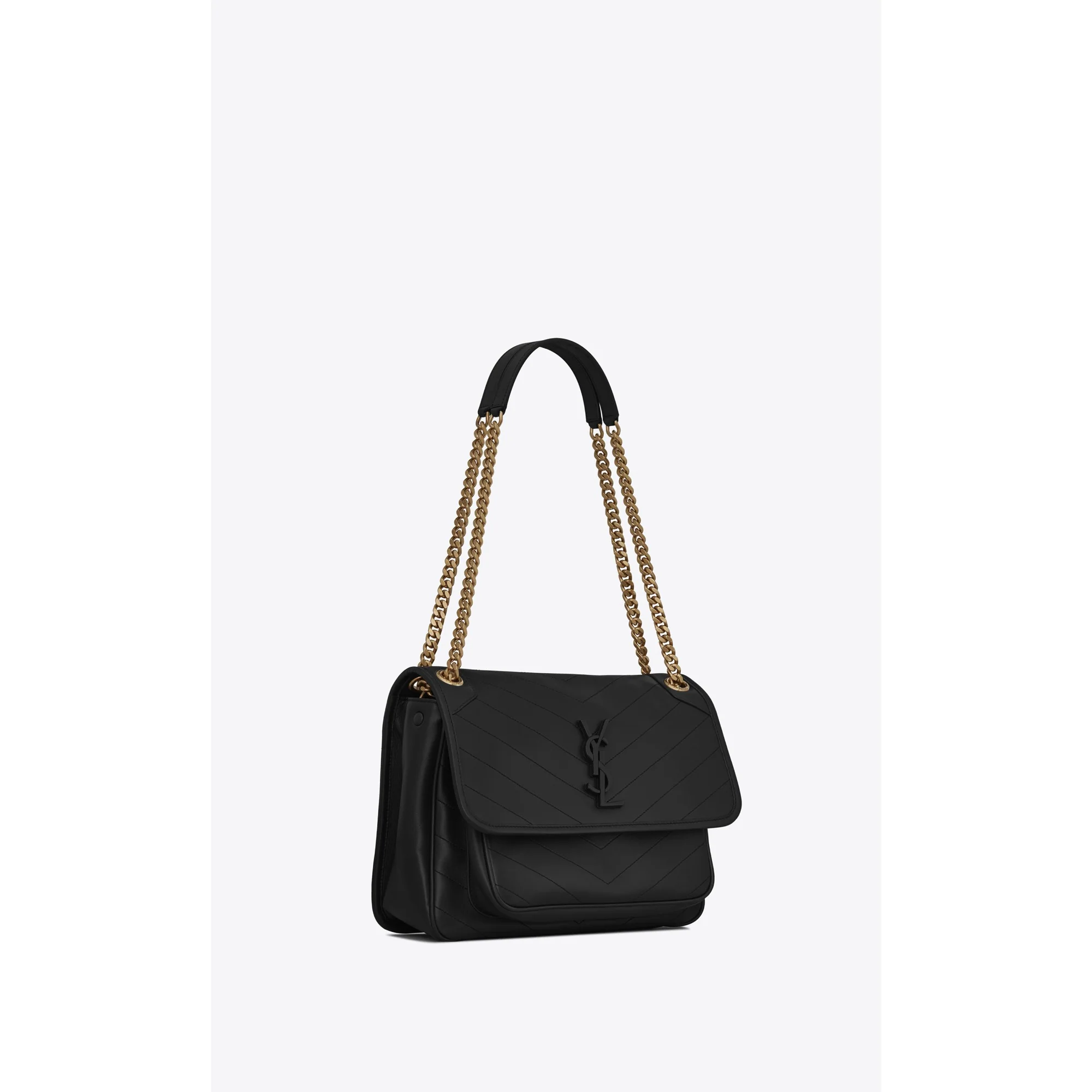 Medium Niki Chain Bag - Nero - Image 5