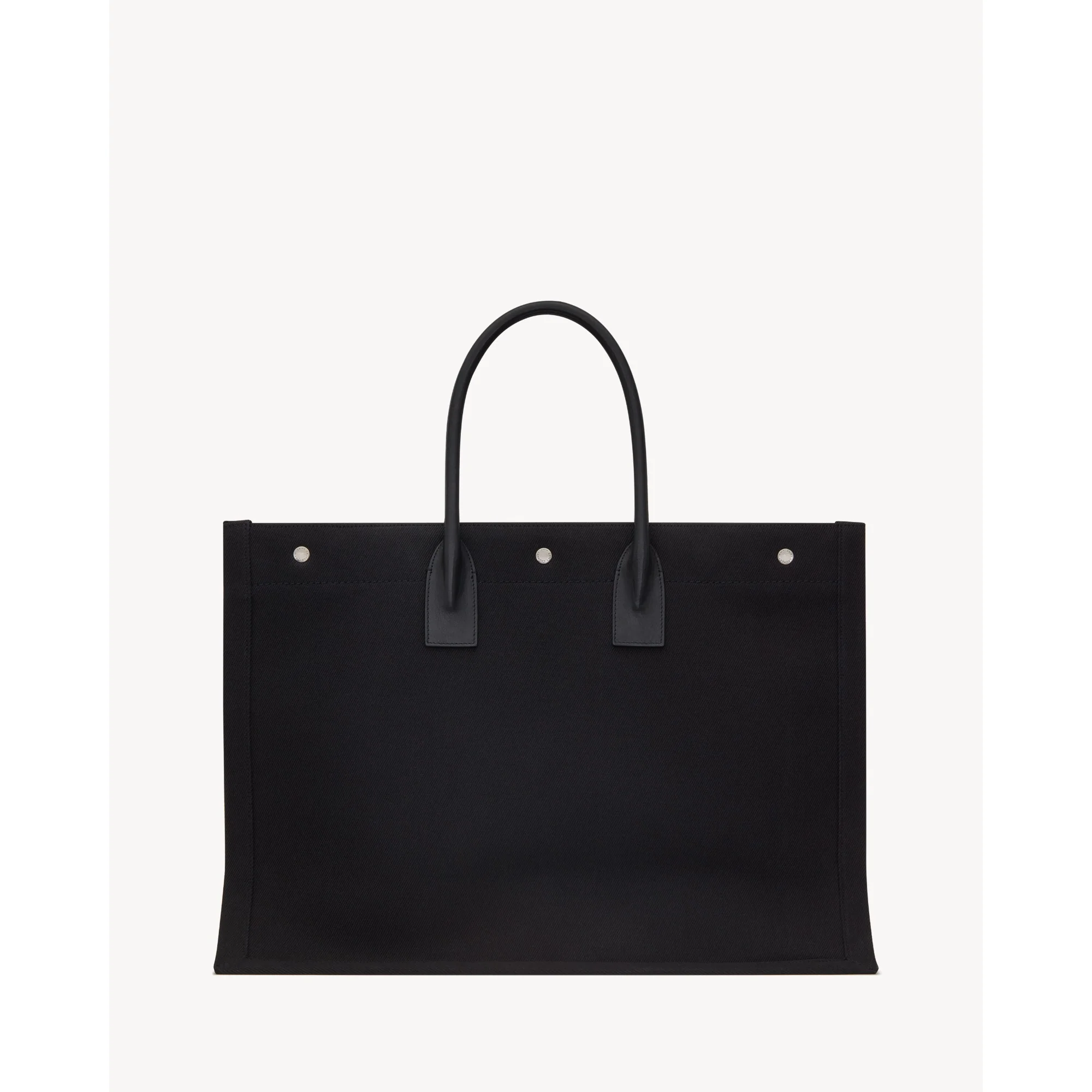 Large Rive Gauche Tote Bag - Nero/Bianco - Image 2