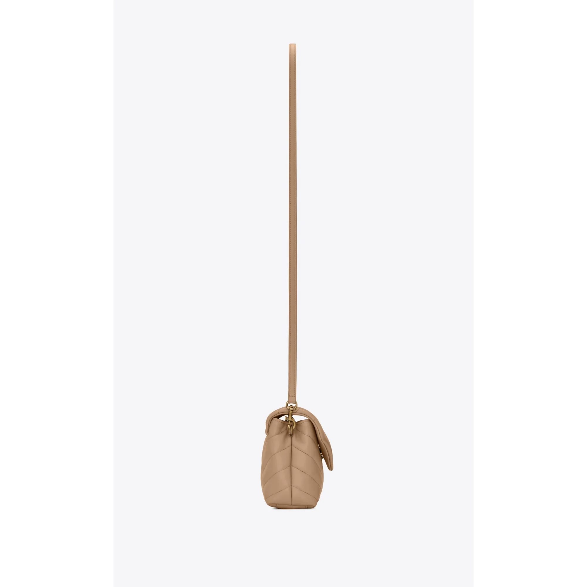 Toy Loulou Strap Bag - Dark Beige - Image 3