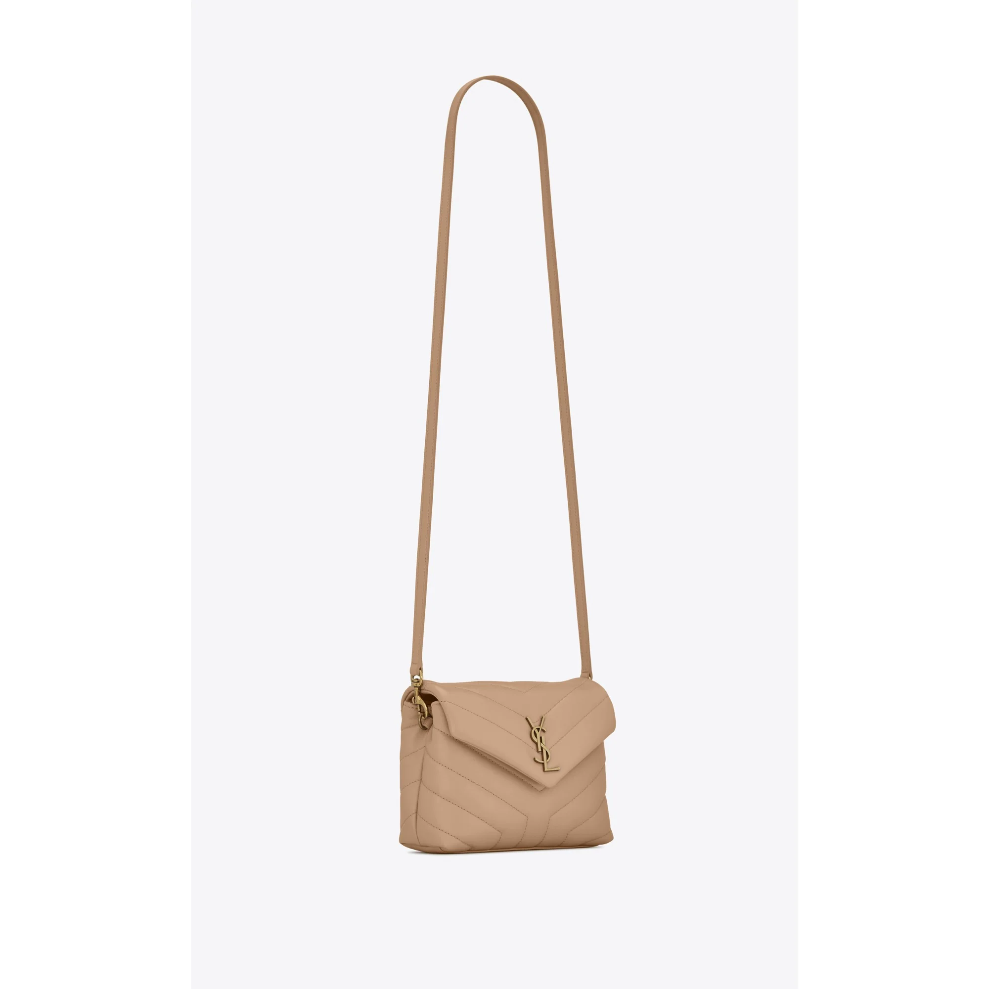 Toy Loulou Strap Bag - Dark Beige - Image 5
