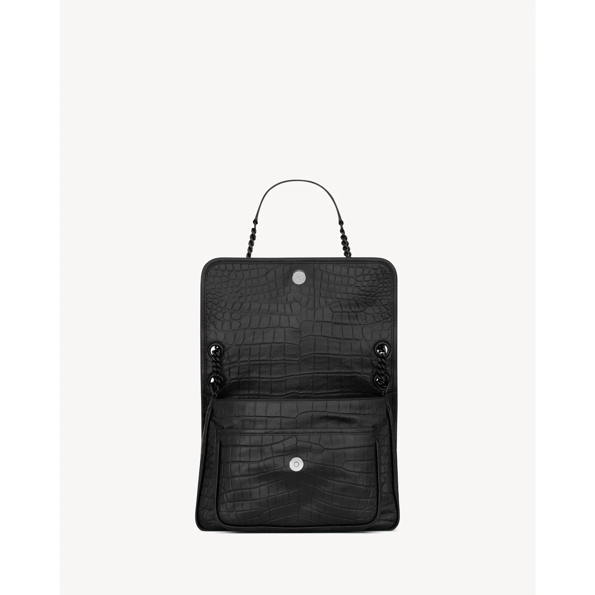 Medium Niki Chain Bag - Nero - Image 4