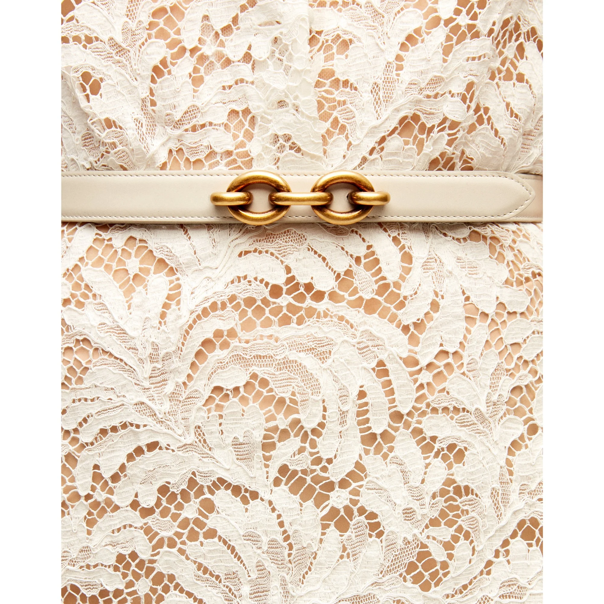 Ceinture Boucle Maillon - Crema Soft - Image 3
