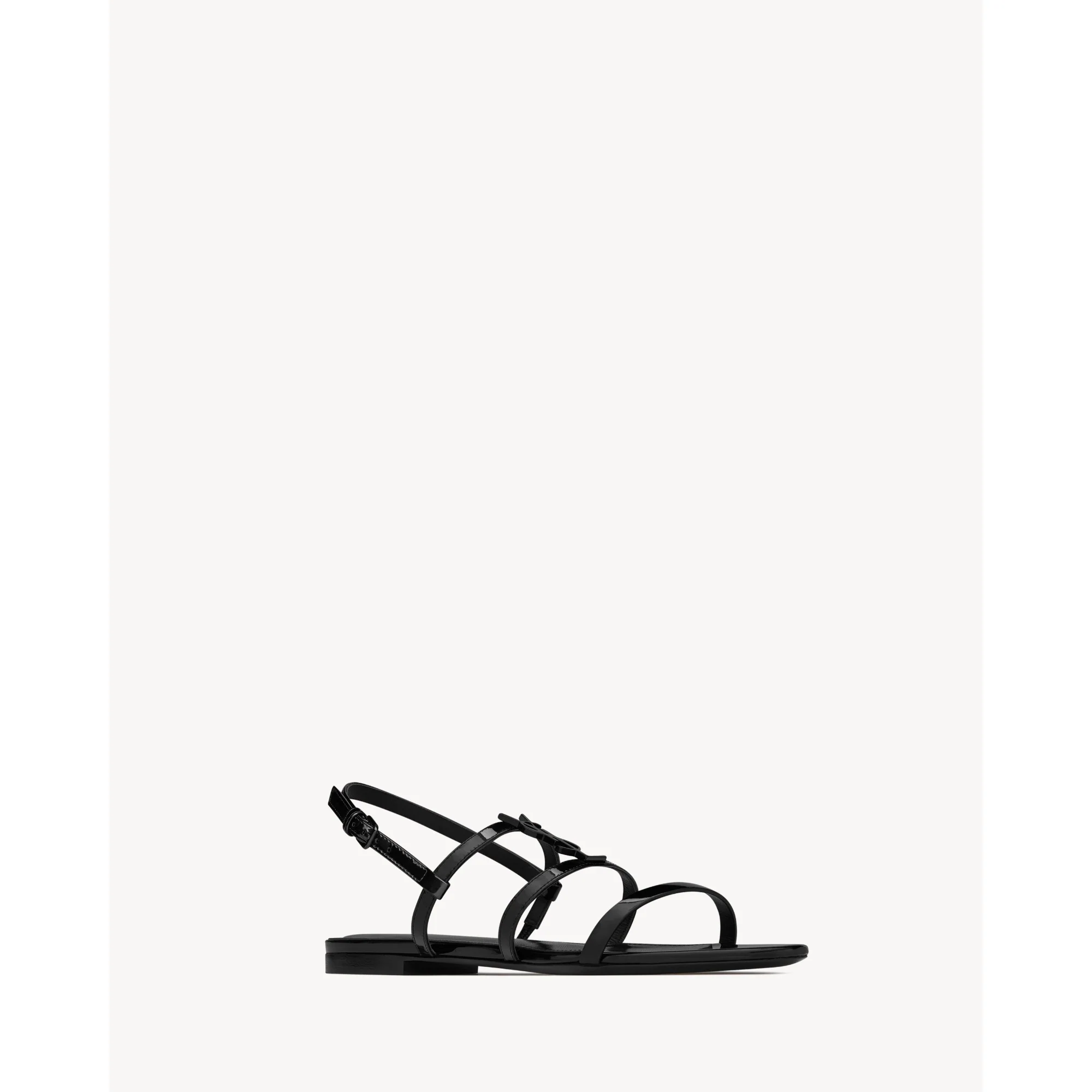 Cassandra Flat Sandals - Nero - Image 3