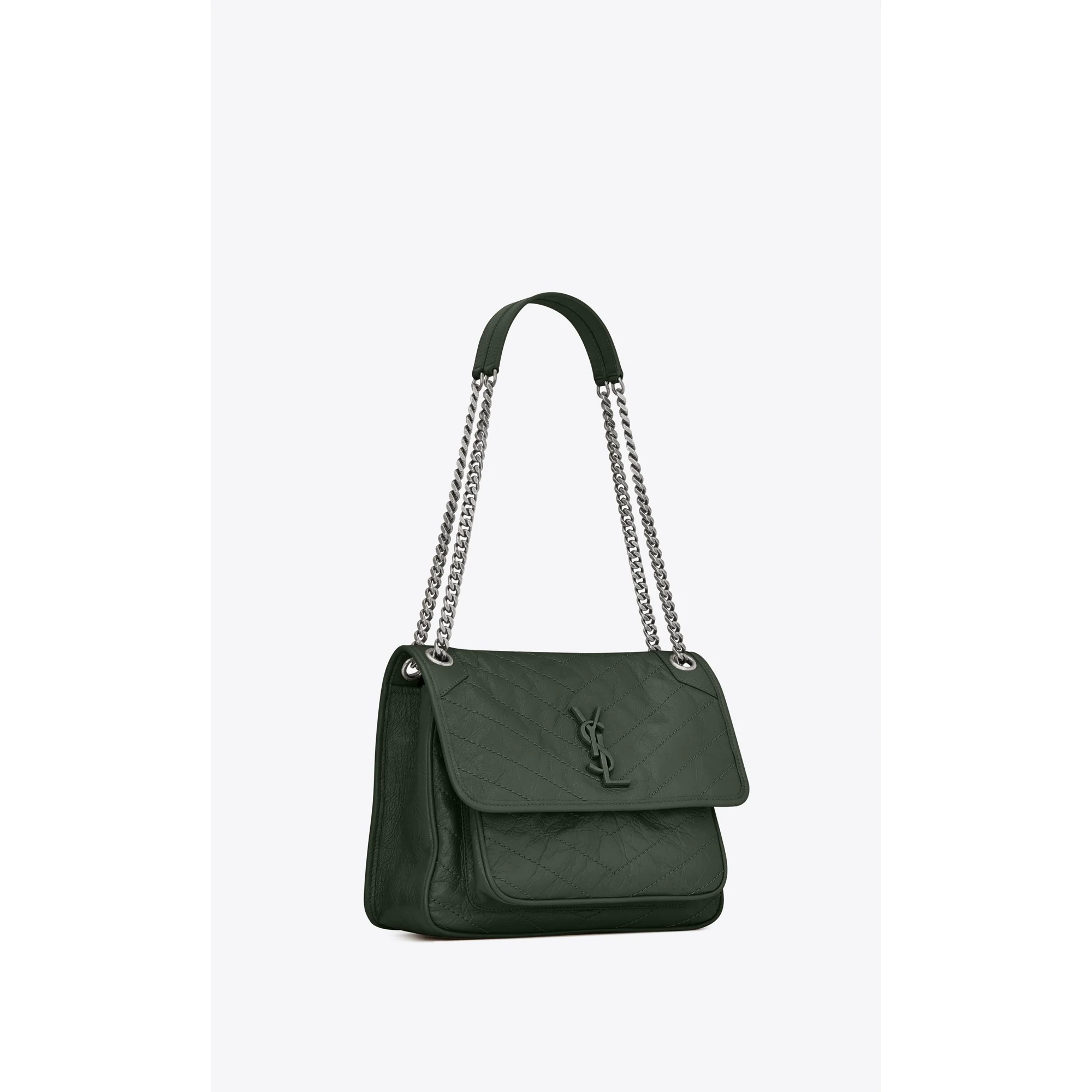 Medium Niki Chain Bag - New Vert Fonce - Image 5
