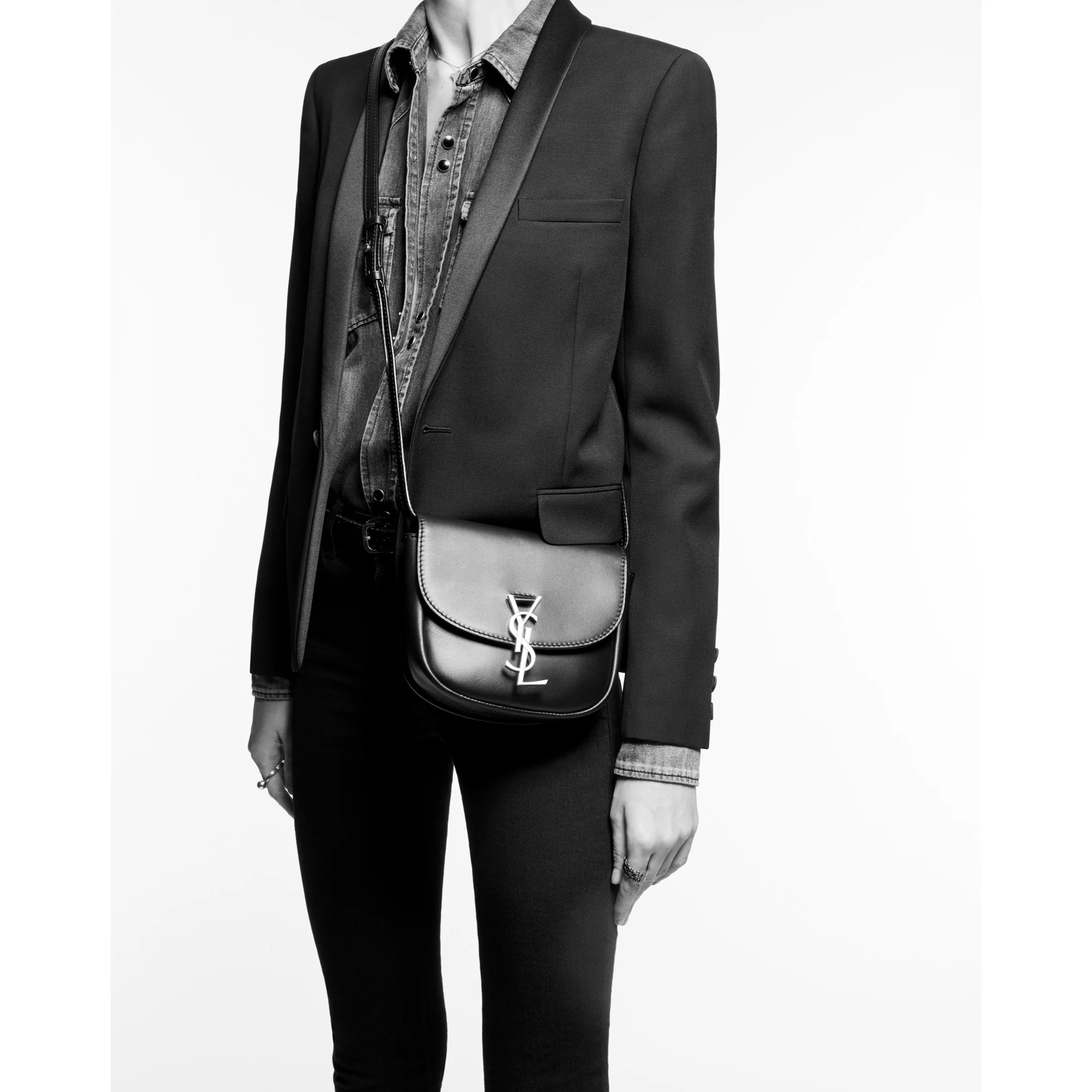 Small Kaia Satchel - Nero - Image 6