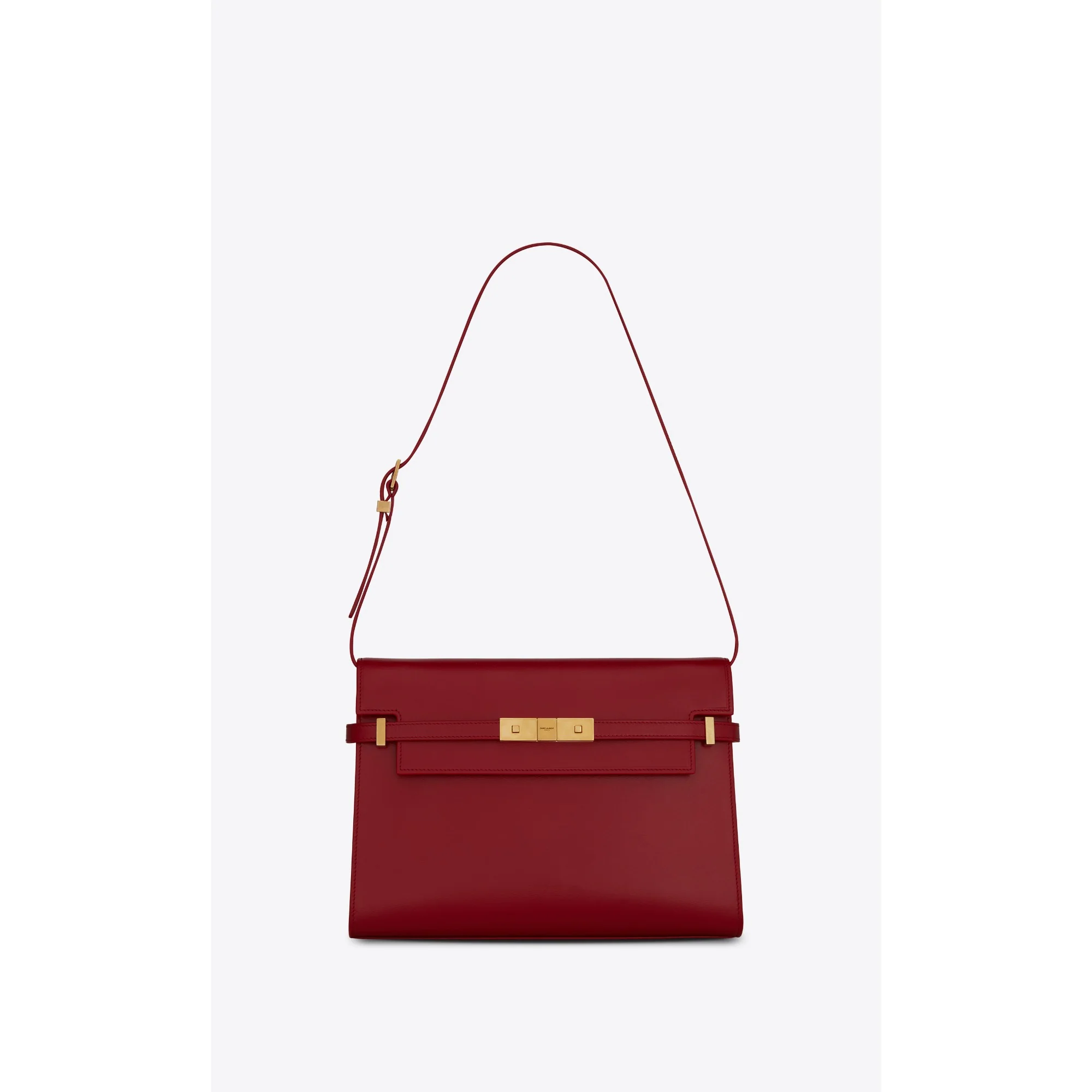 Medium Manhattan Shoulder Bag - Rouge Eros