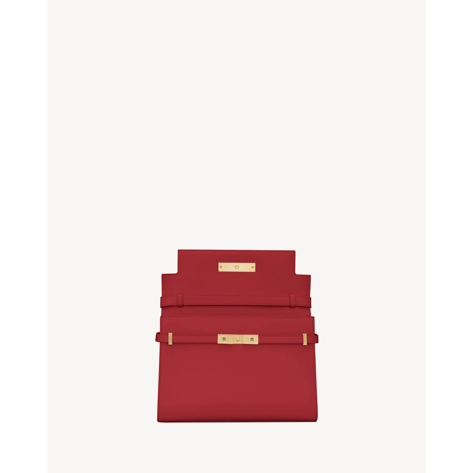 Medium Manhattan Shoulder Bag - Rouge Eros - Image 4